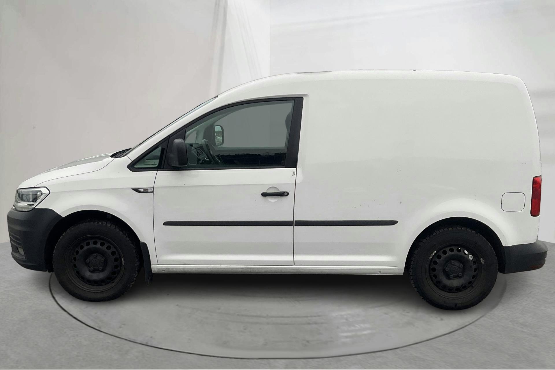 Presentationsfoto 2 av 13: VW Caddy 2.0 TDI Skåp (75hk) - 17 423 mil - Manuell - vit - 2020