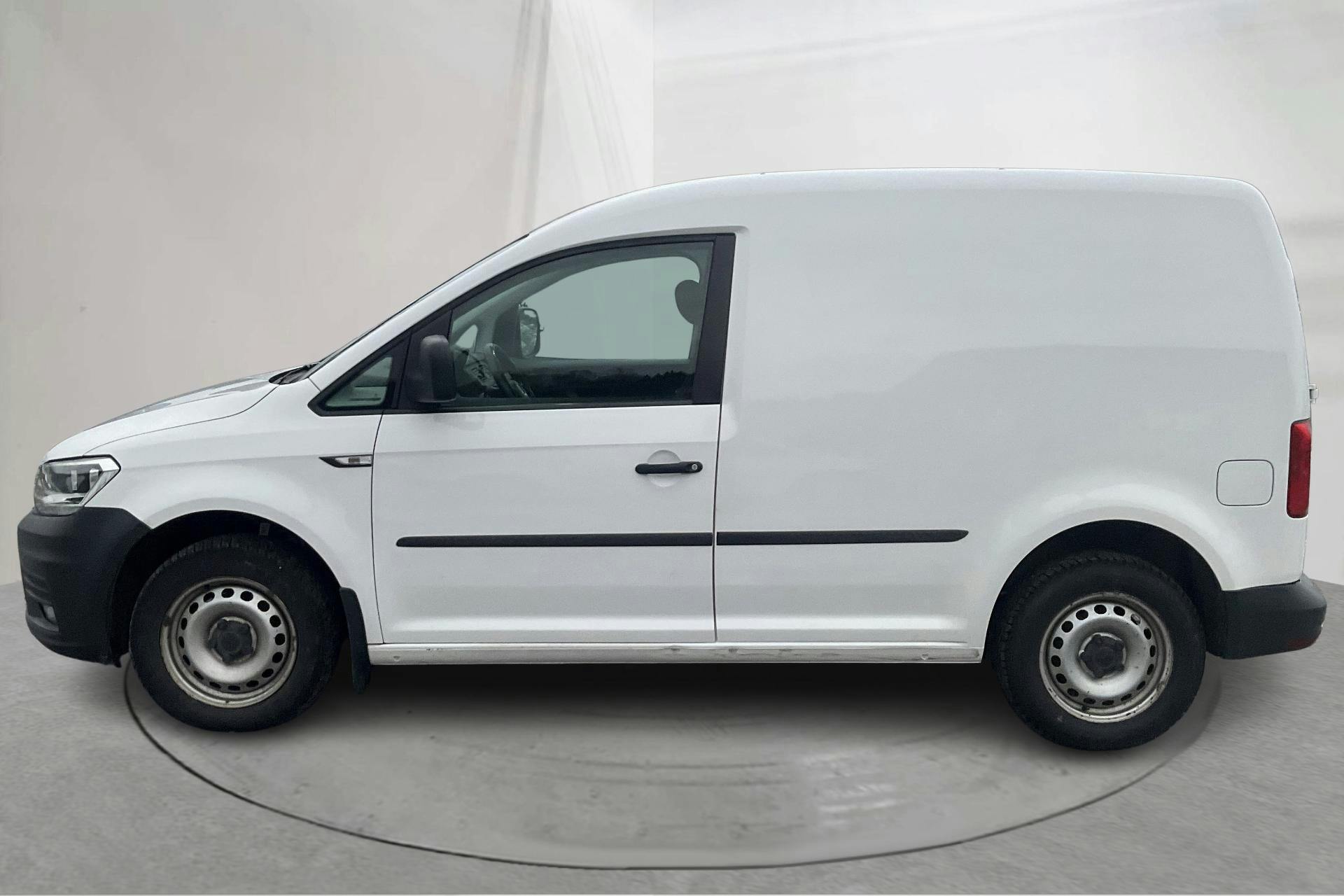 Presentationsfoto 2 av 13: VW Caddy 2.0 TDI Skåp (75hk) - 10 205 mil - Manuell - vit - 2020