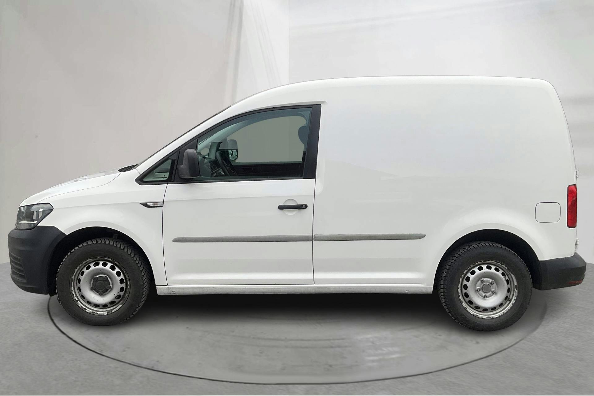 Presentationsfoto 2 av 14: VW Caddy 2.0 TDI Skåp (102hk) - 12 421 mil - Automat - vit - 2017