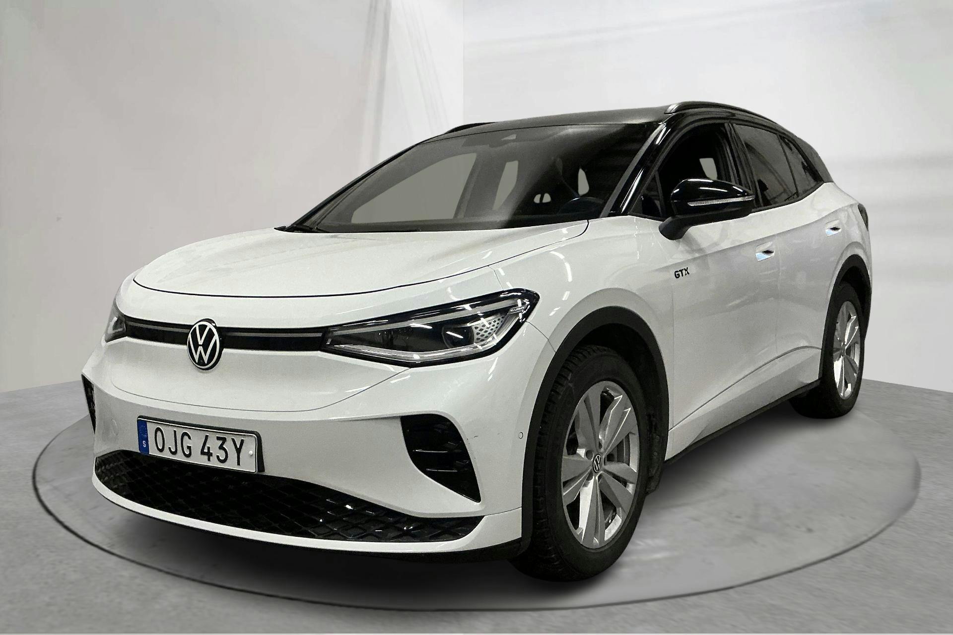 Præsentationsfoto 1 af 22: VW ID.4 GTX 77kWh AWD (299hk) - 80 180 kilometer - Salgsautomat - Hvid - 2023