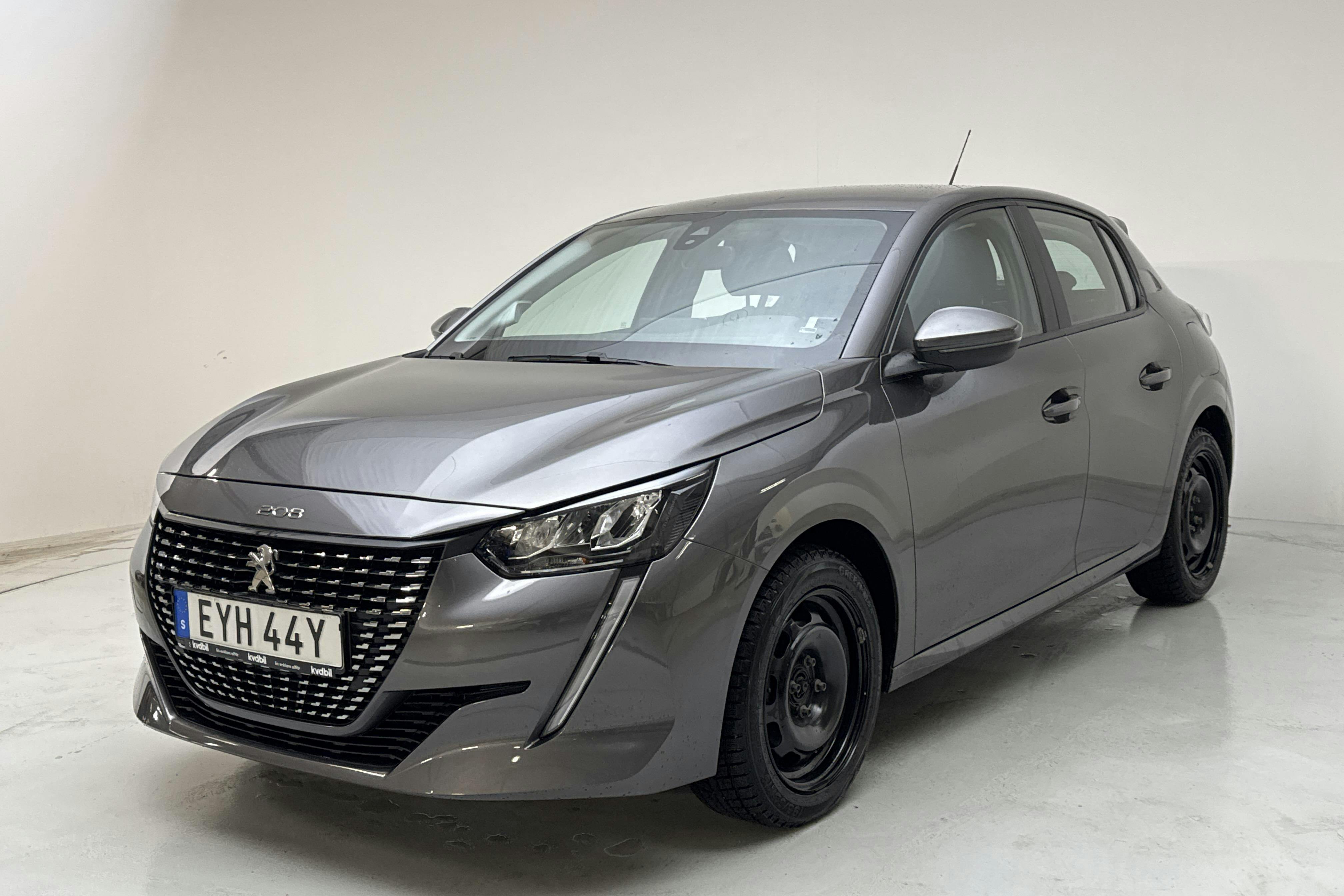 Presentationsfoto 1 av 12: Peugeot 208 1.2 PureTech 5dr (100hk) - 3 313 mil - Automat - grå - 2021