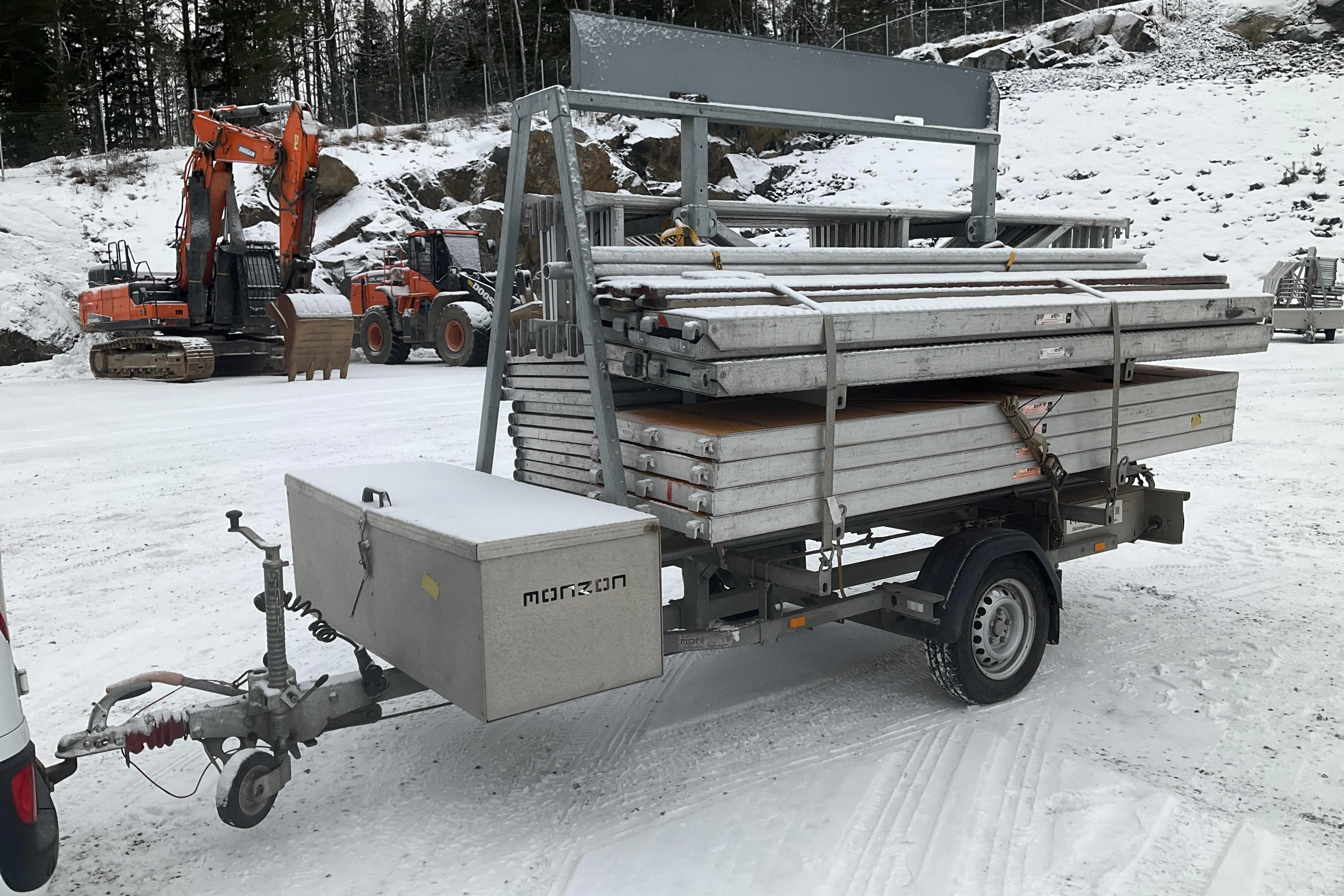 Presentation photo 1 of 9: TYSSE ställningssläp - 0 km - gray - 2022