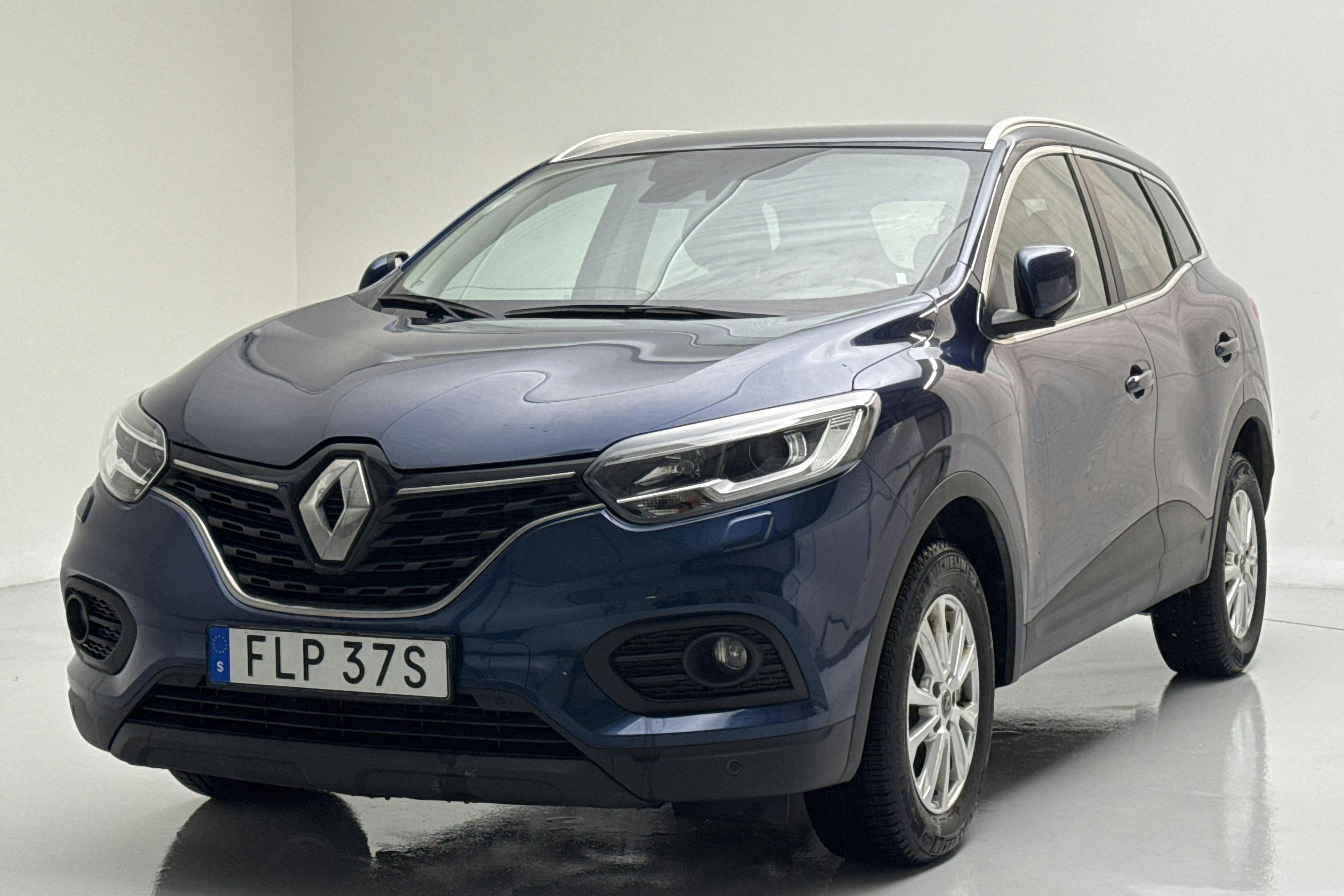 Præsentationsfoto 1 af 11: Renault Kadjar 1.3 TCe (140hk) - 73 360 kilometer - Salgsautomat - Blå farve - 2020