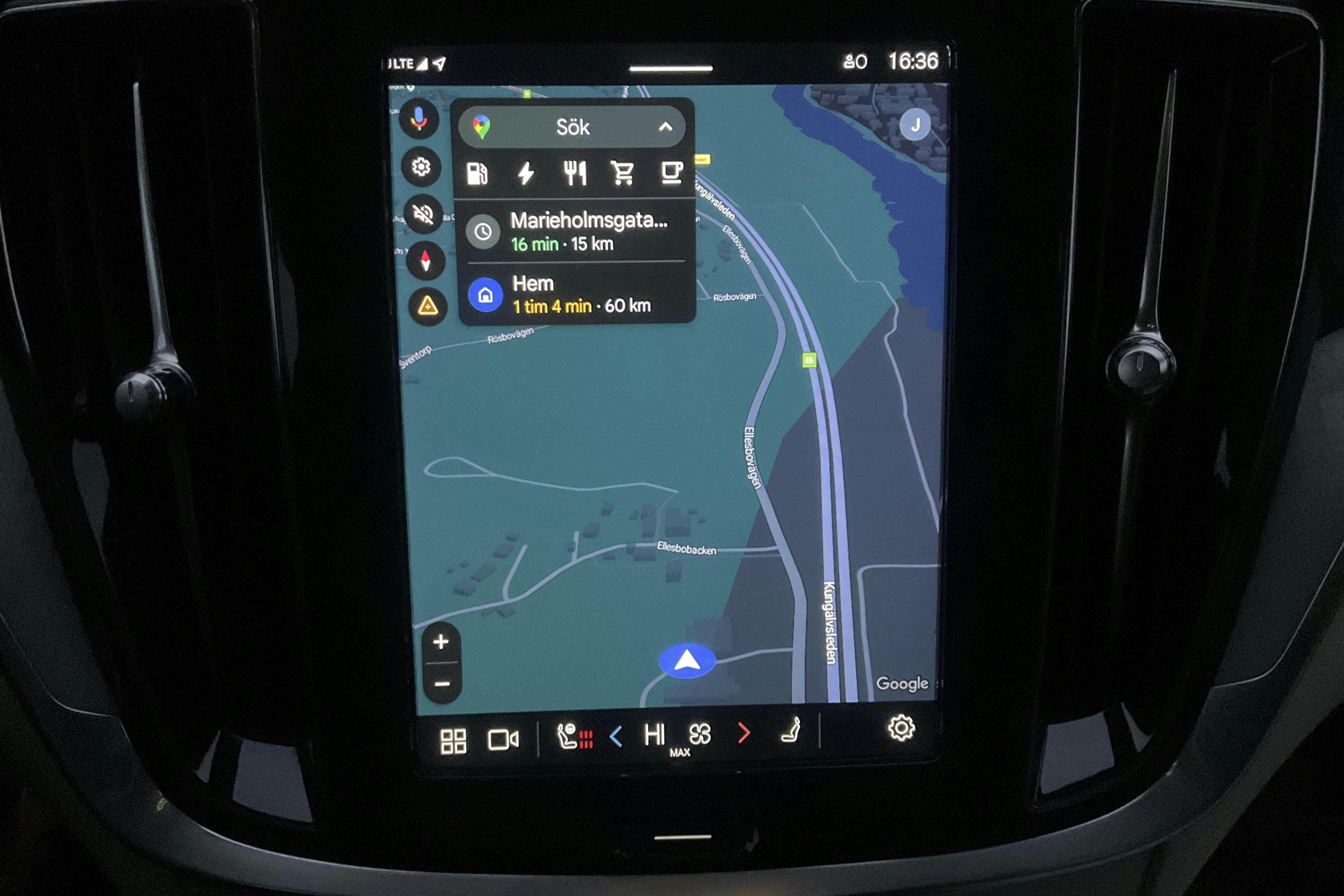 Presentation photo 16 of 16: Volvo V60 T6 AWD Recharge (350hk) - 104 970 km - Automatic - white - 2023