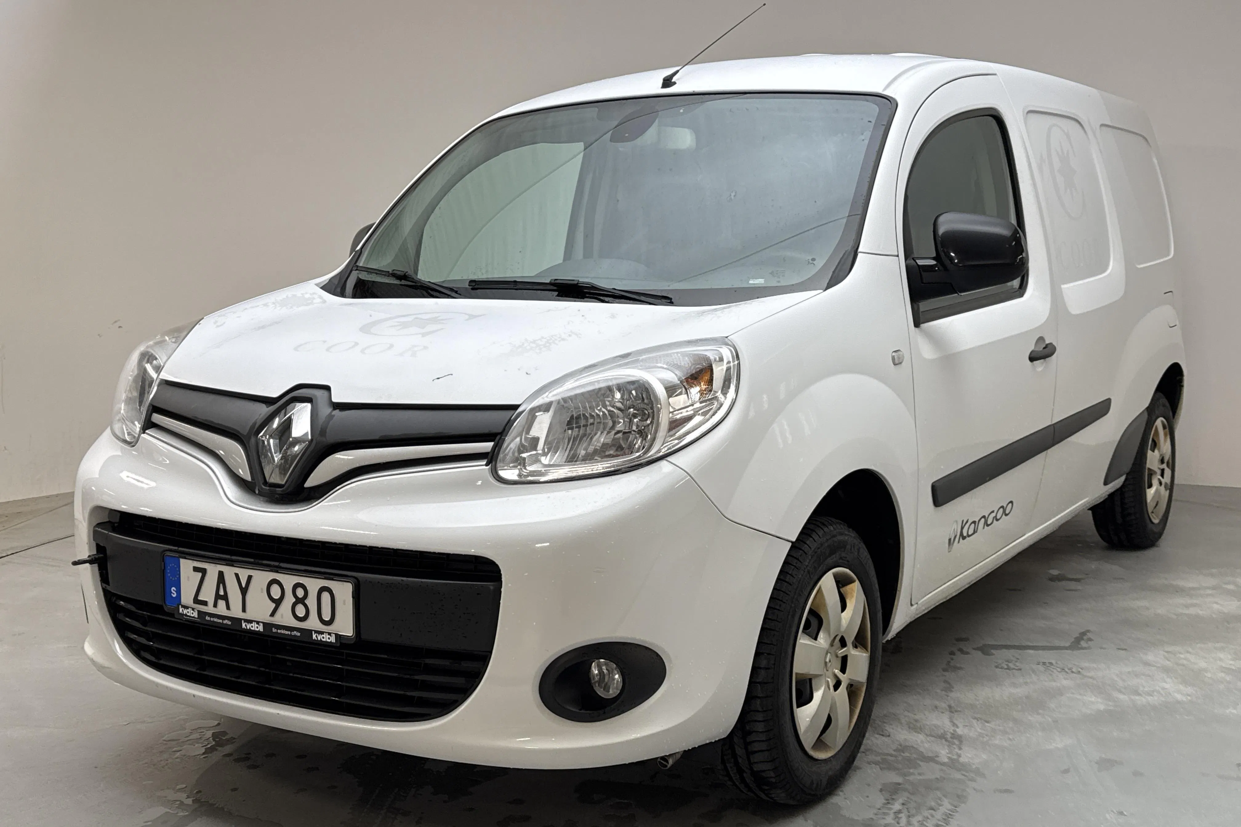 Presentation photo 1 of 13: Renault Kangoo 1.5 dCi Maxi skåp (90hk) - 87 630 km - Manual - white - 2018
