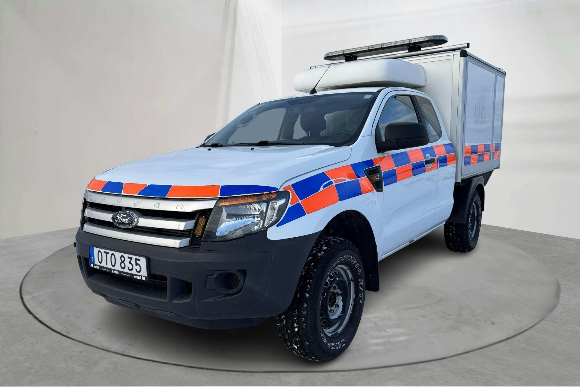 Presentation photo 1 of 15: Ford Ranger 2.2 TDCi 4WD (150hk) - 190 490 km - Manual - white - 2015