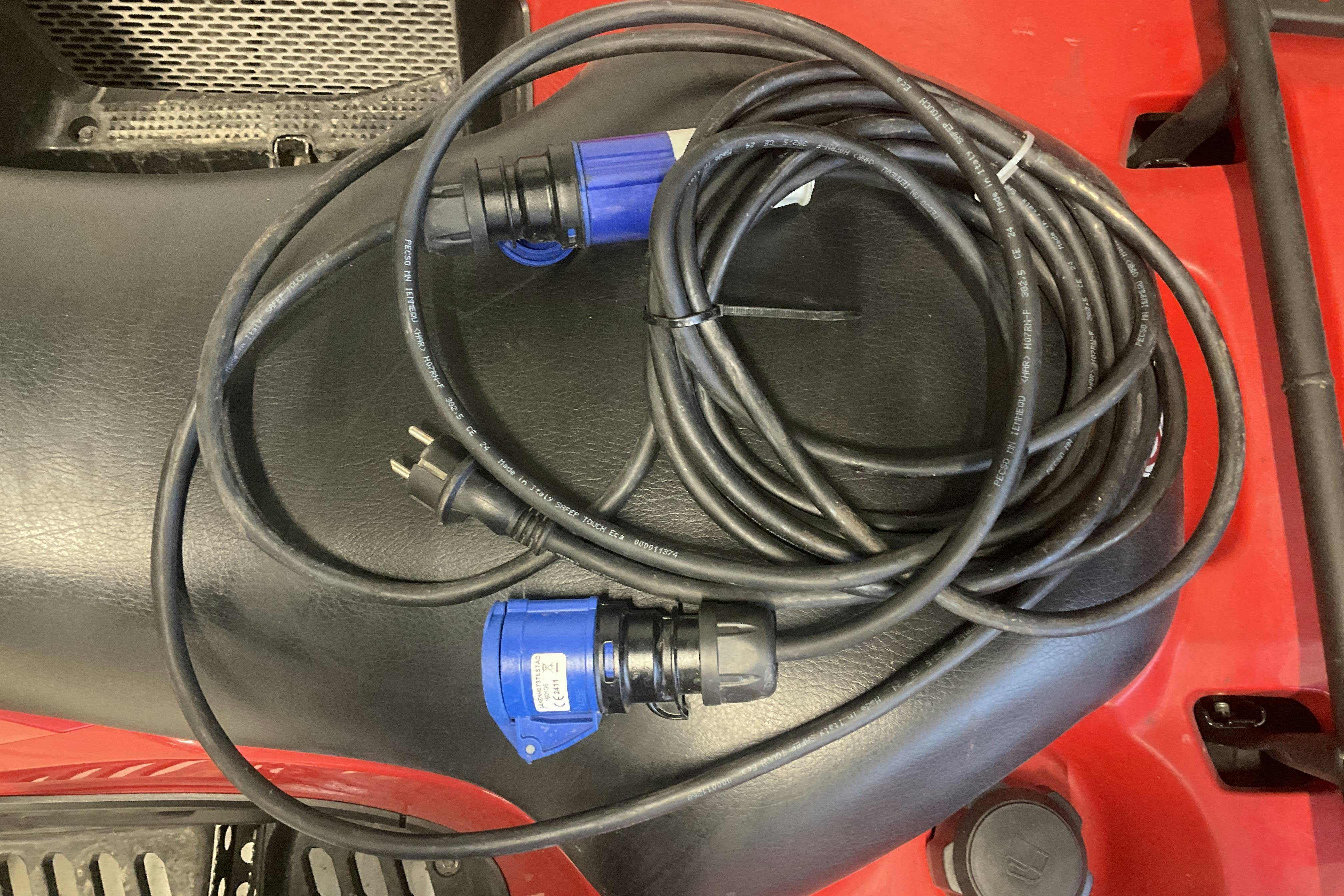 Præsentationsfoto 13 af 13: TRANSPORTEL 1200 COMBI Flakmoped eldriven - 0 kilometer - Salgsautomat - Blå farve - 2010