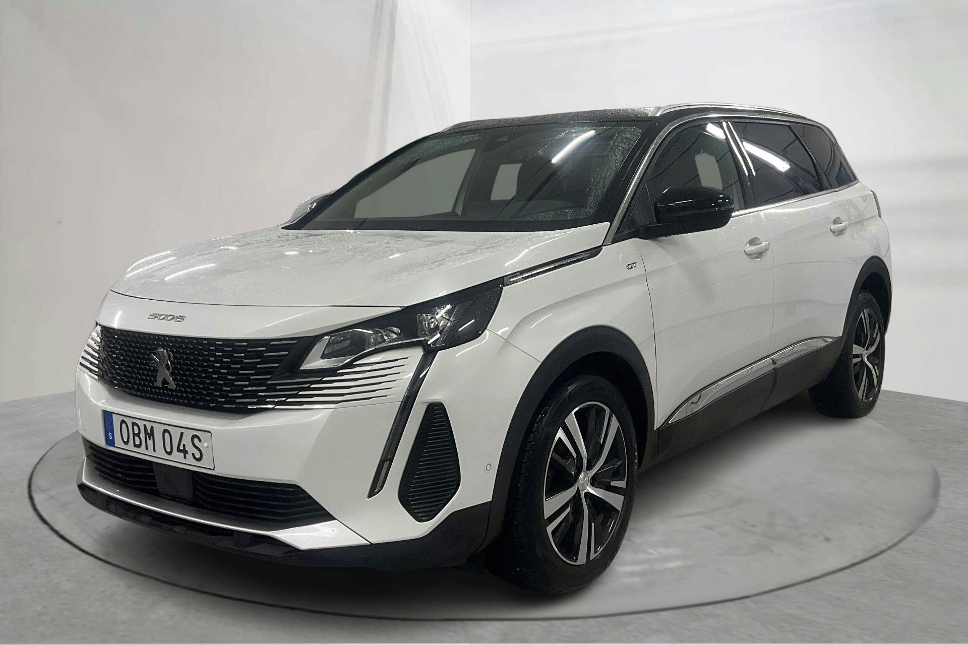 Præsentationsfoto 1 af 24: Peugeot 5008 1.2 PureTech (130hk) - 58 250 kilometer - Salgsautomat - Hvid - 2021