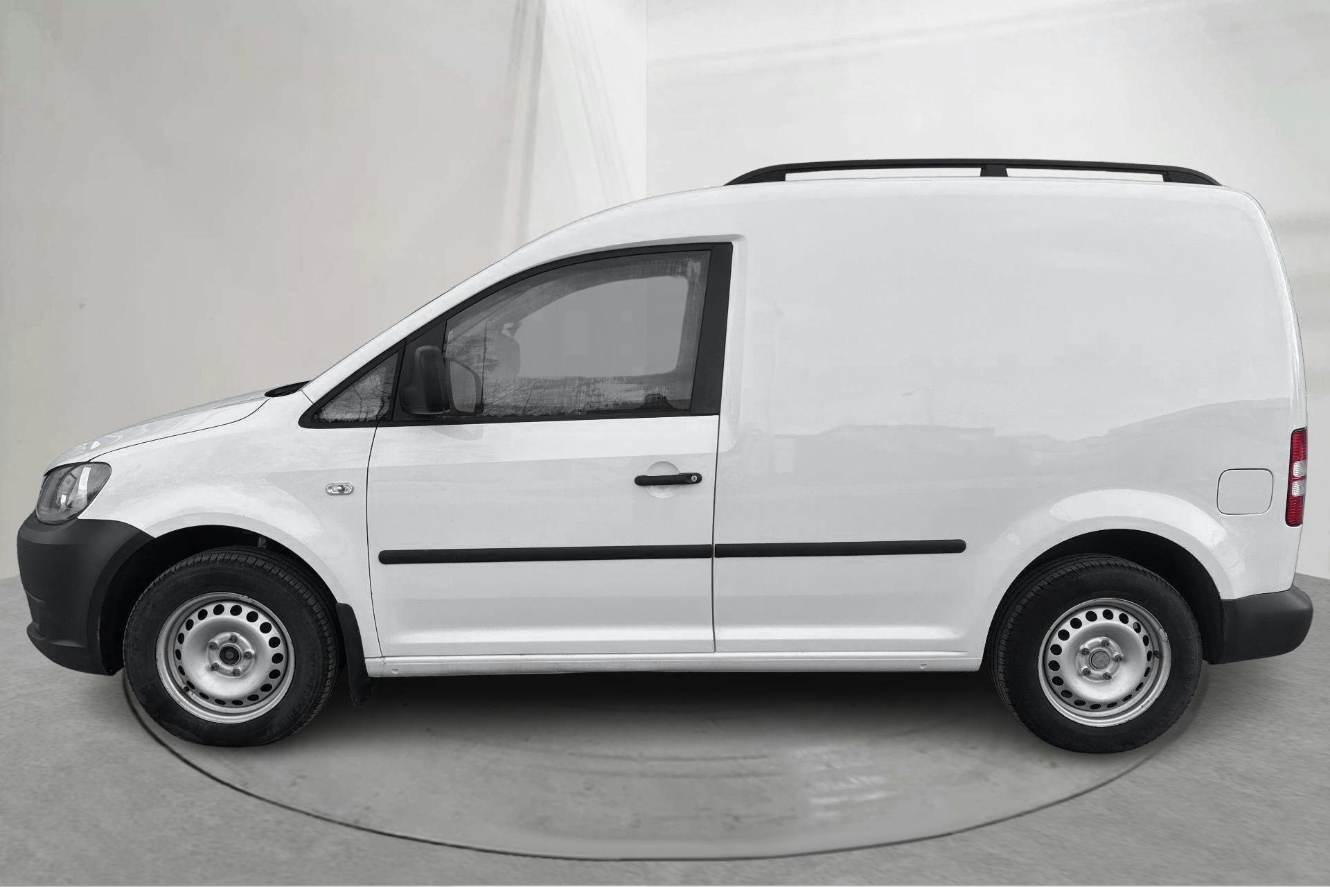 Presentationsfoto 2 av 14: VW Caddy 1.6 TDI Skåp (102hk) - 27 476 mil - Automat - vit - 2015