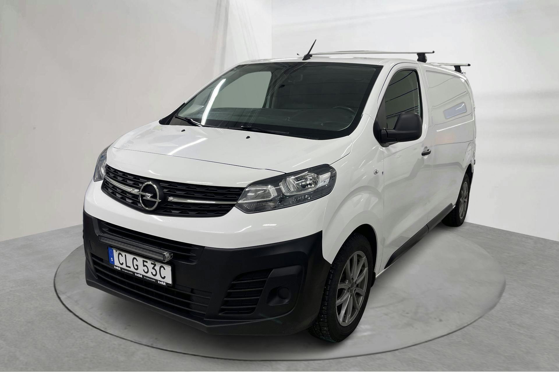 Presentationsfoto 1 av 18: Opel Vivaro 1.5 D (120hk) - 6 645 mil - Manuell - vit - 2021