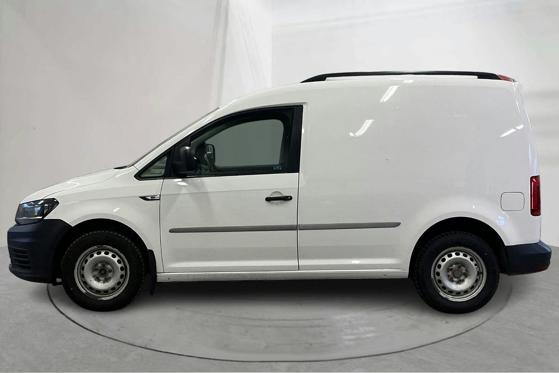 Presentation photo 2 of 17: VW Caddy 1.0 TSI Skåp (102hk) - 177 010 km - Manual - white - 2019