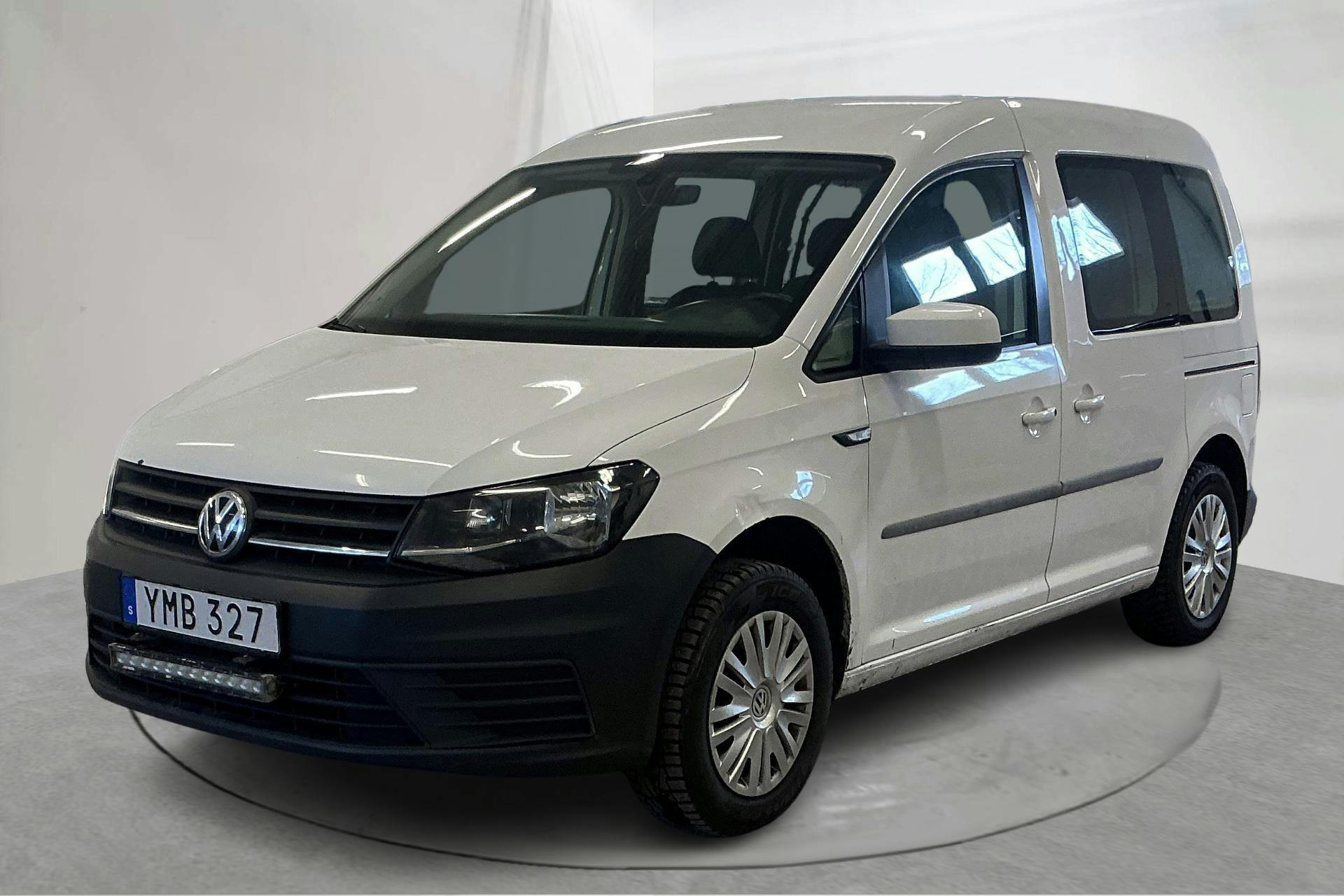 Presentation photo 1 of 18: VW Caddy Life 2.0 TDI (102hk) - 223 590 km - Manual - white - 2017