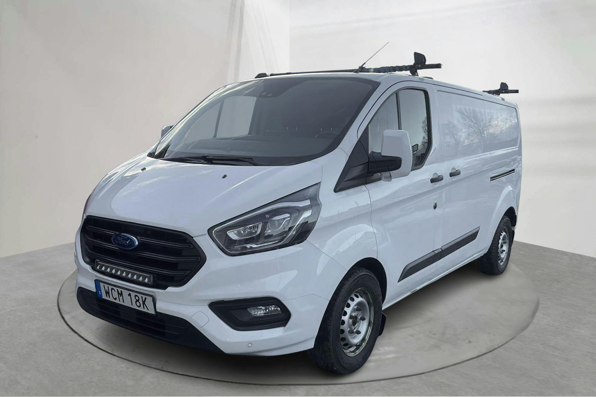 Præsentationsfoto 1 af 16: Ford Transit Custom 300 (130hk) - 222 630 kilometer - Salgsautomat - Hvid - 2020