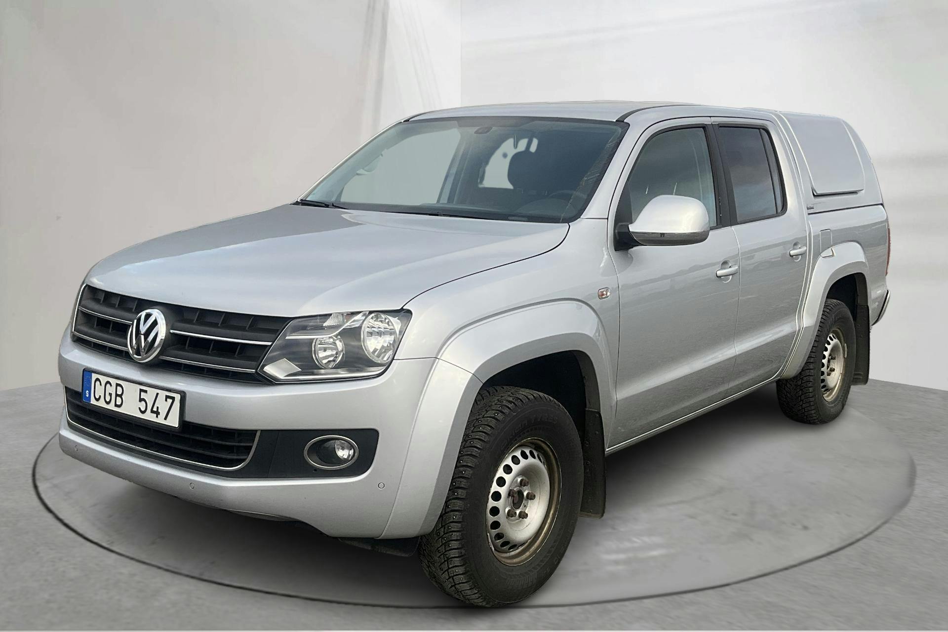 Presentationsfoto 1 av 17: VW Amarok 2.0 TDI 4motion (180hk) - 7 398 mil - Automat - silver - 2014