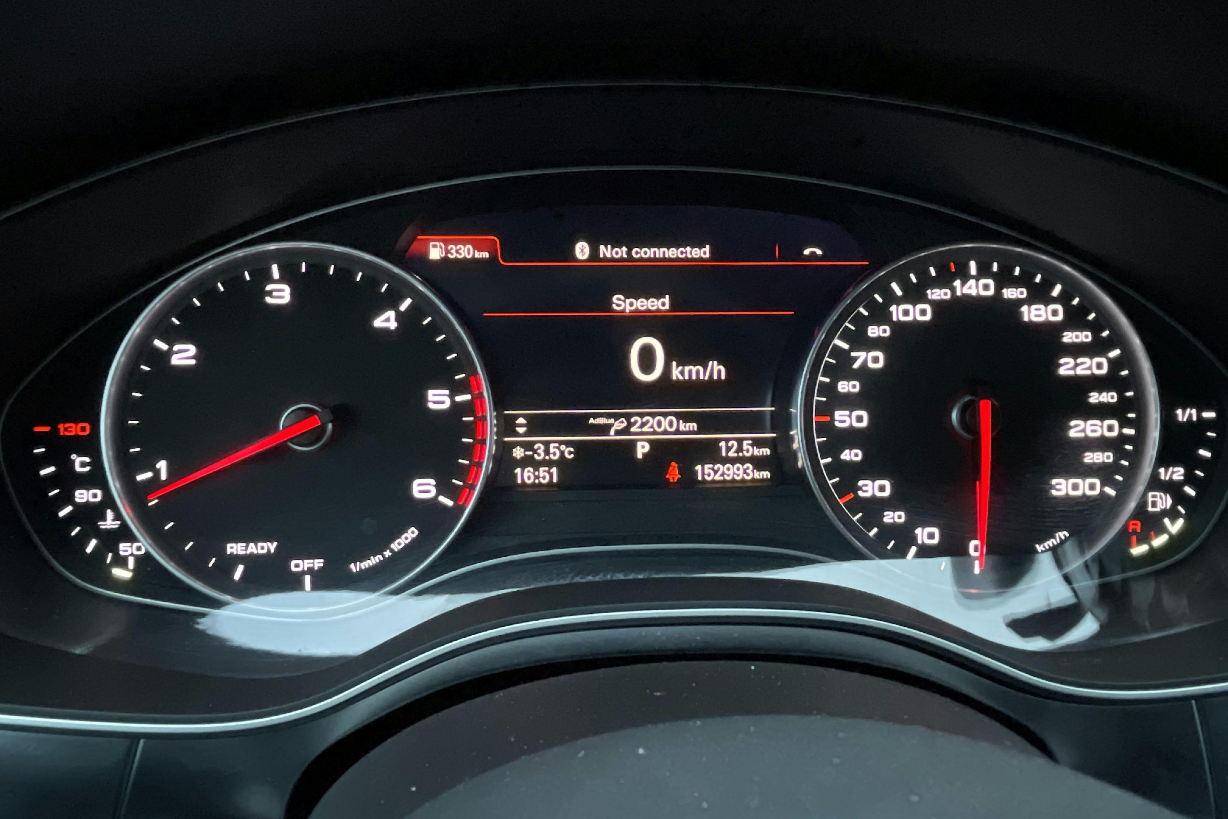 Presentationsfoto 13 av 13: Audi A6 2.0 TDI Avant quattro (190hk) - 15 298 mil - Automat - vit - 2018