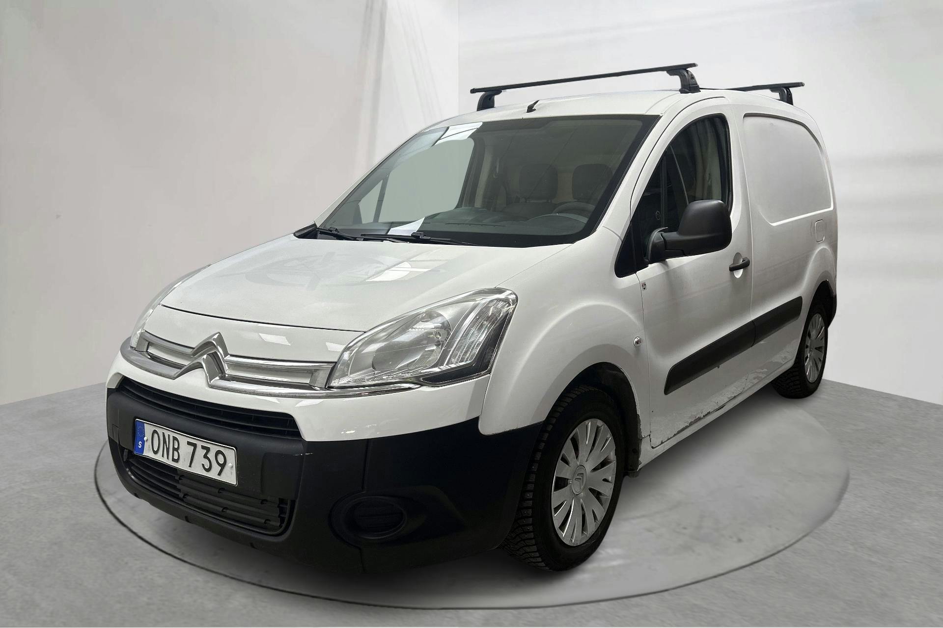 Præsentationsfoto 1 af 12: Citroën Berlingo III 1.6 HDi Skåp (90hk) - 180 710 kilometer - Manuel - Hvid - 2014