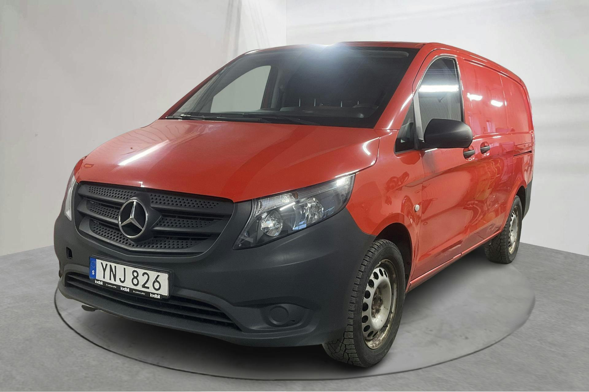 Presentation photo 1 of 16: Mercedes Vito 114 CDI W640 (136hk) - 87 730 km - Manual - red - 2018