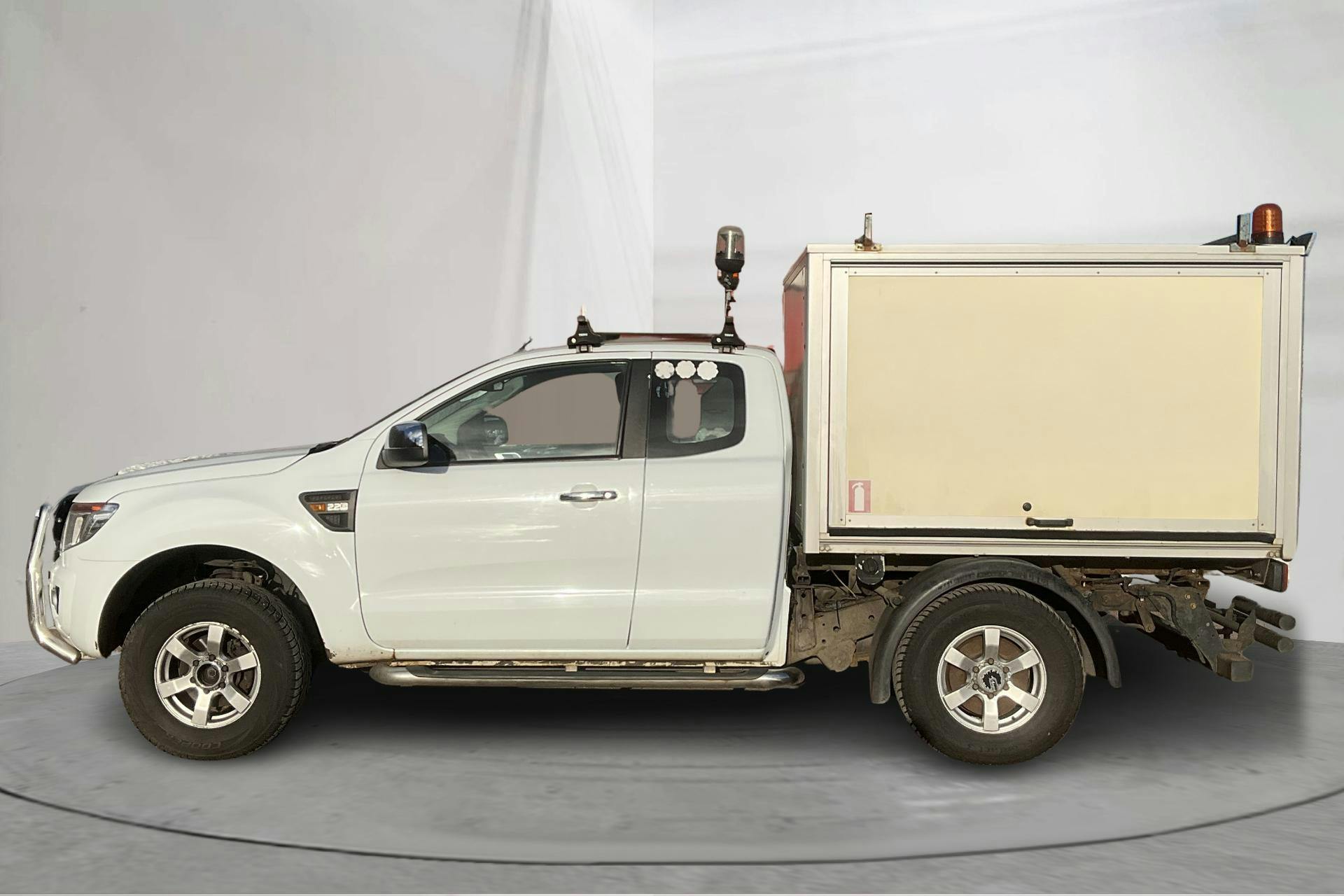 Presentation photo 2 of 13: Ford Ranger 2.2 TDCi 4WD (150hk) - 163 960 km - Automatic - white - 2013