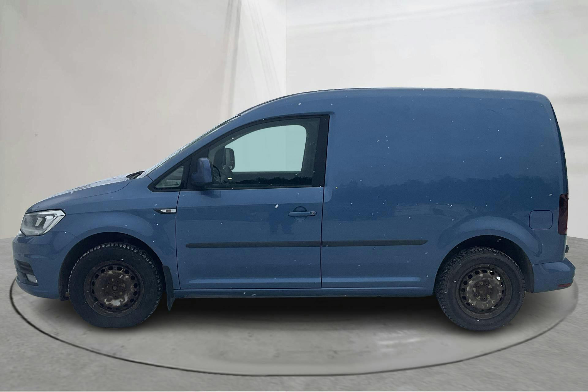 Presentationsfoto 2 av 14: VW Caddy 2.0 TDI Skåp (102hk) - 18 917 mil - Automat - Light Blue - 2016