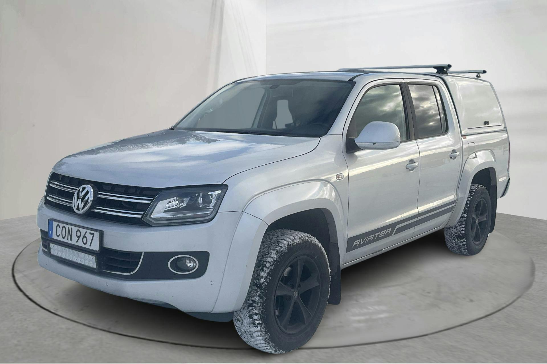 Presentation photo 1 of 14: VW Amarok 2.0 TDI 4motion (180hk) - 141 980 km - Automatic - silver - 2016