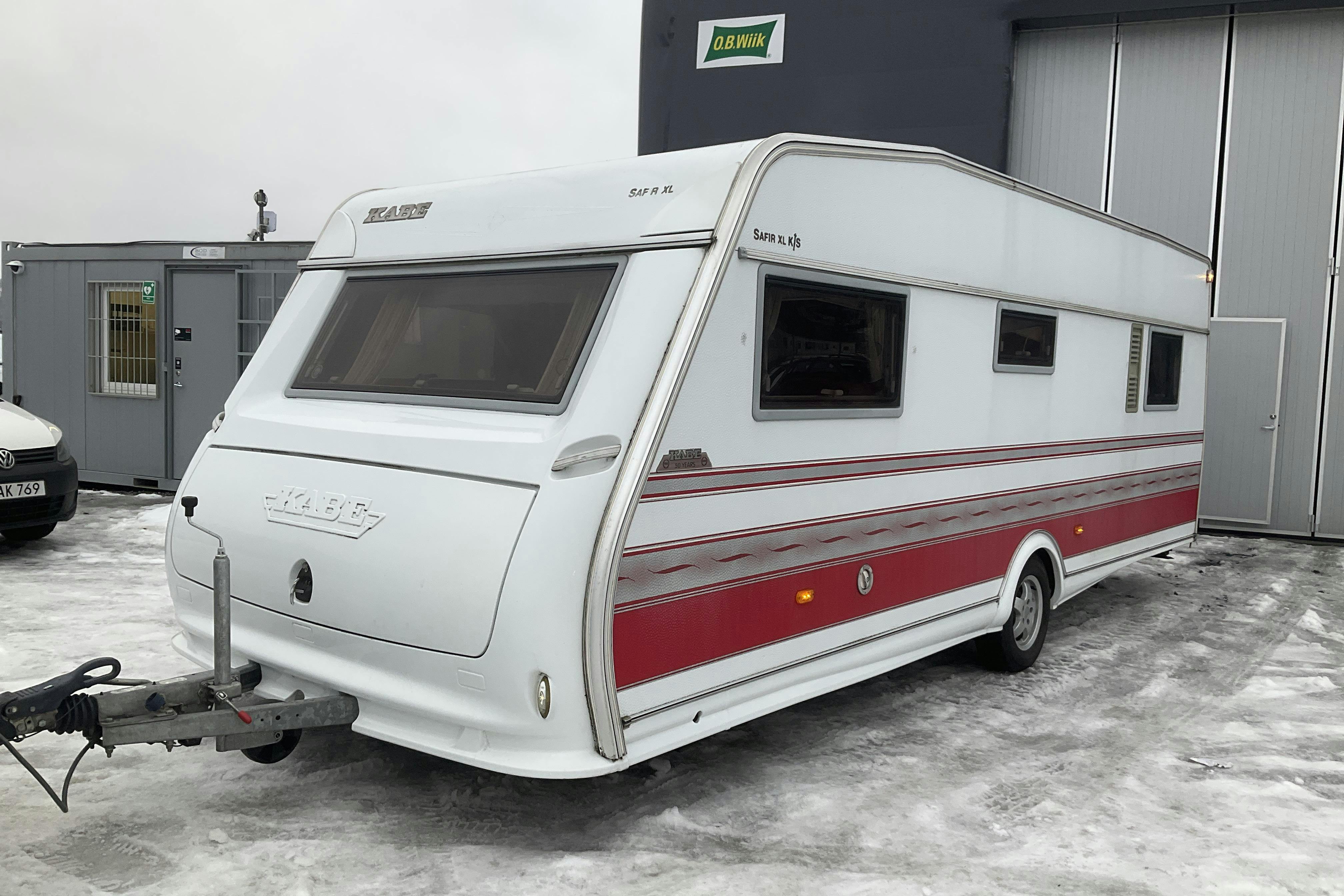 Presentation photo 1 of 26: KABE SAFIR XL KS Husvagn med AC - 0 km - white - 2008