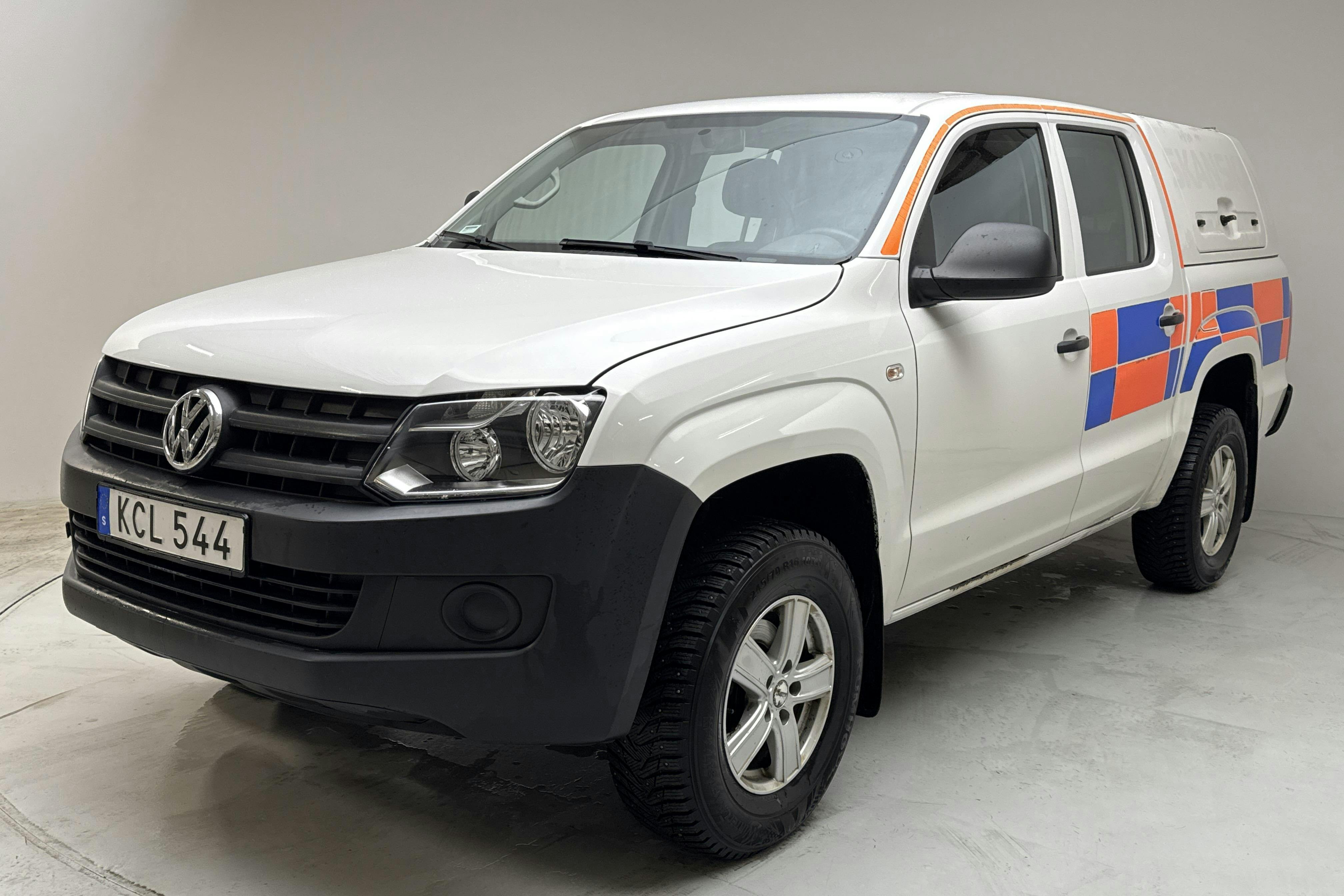 Presentation photo 1 of 12: VW Amarok 2.0 TDI 4motion (140hk) - 105 190 km - Manual - white - 2016