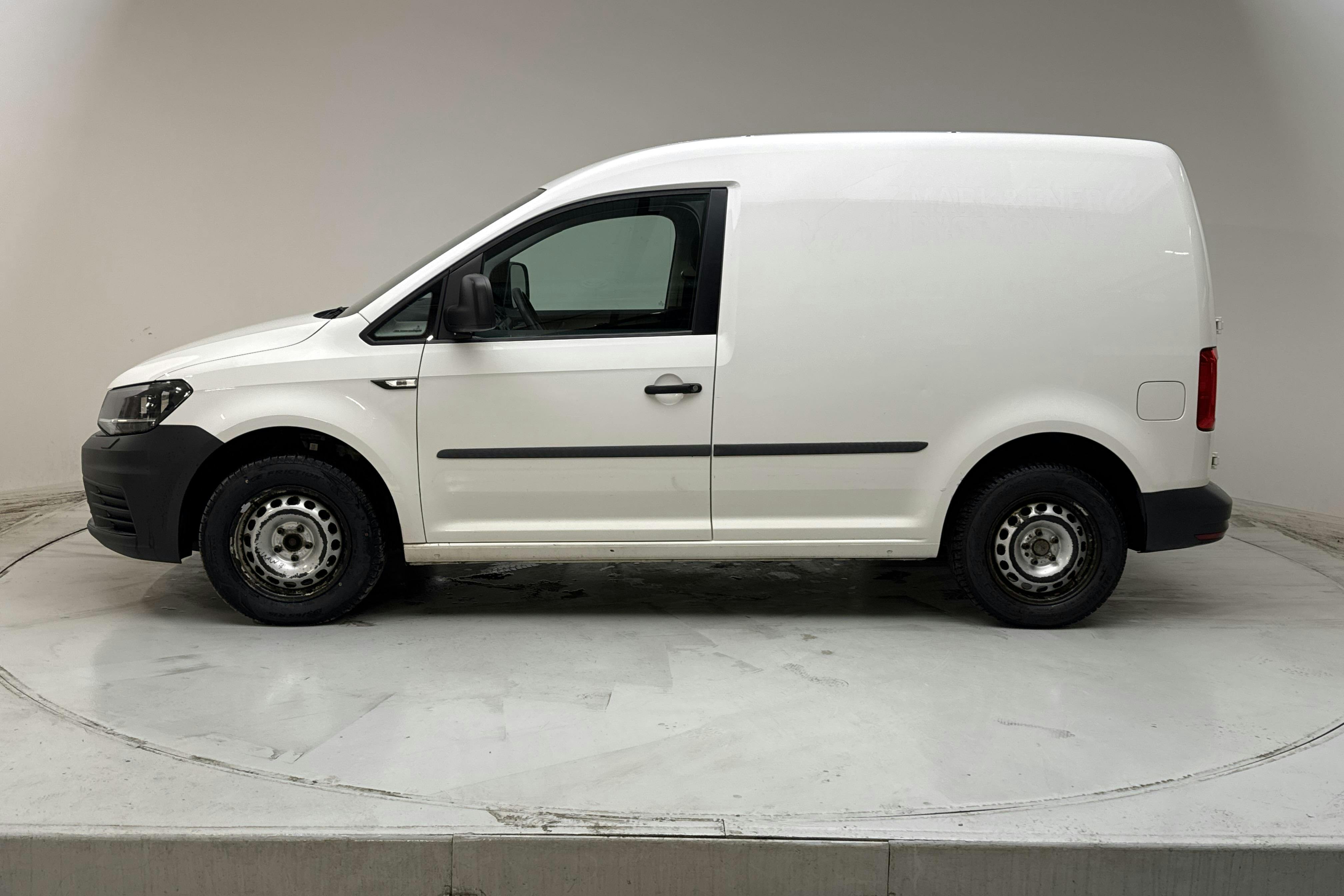 Præsentationsfoto 2 af 12: VW Caddy 1.6 TDI Skåp (102hk) - 121 750 kilometer - Salgsautomat - Hvid - 2016