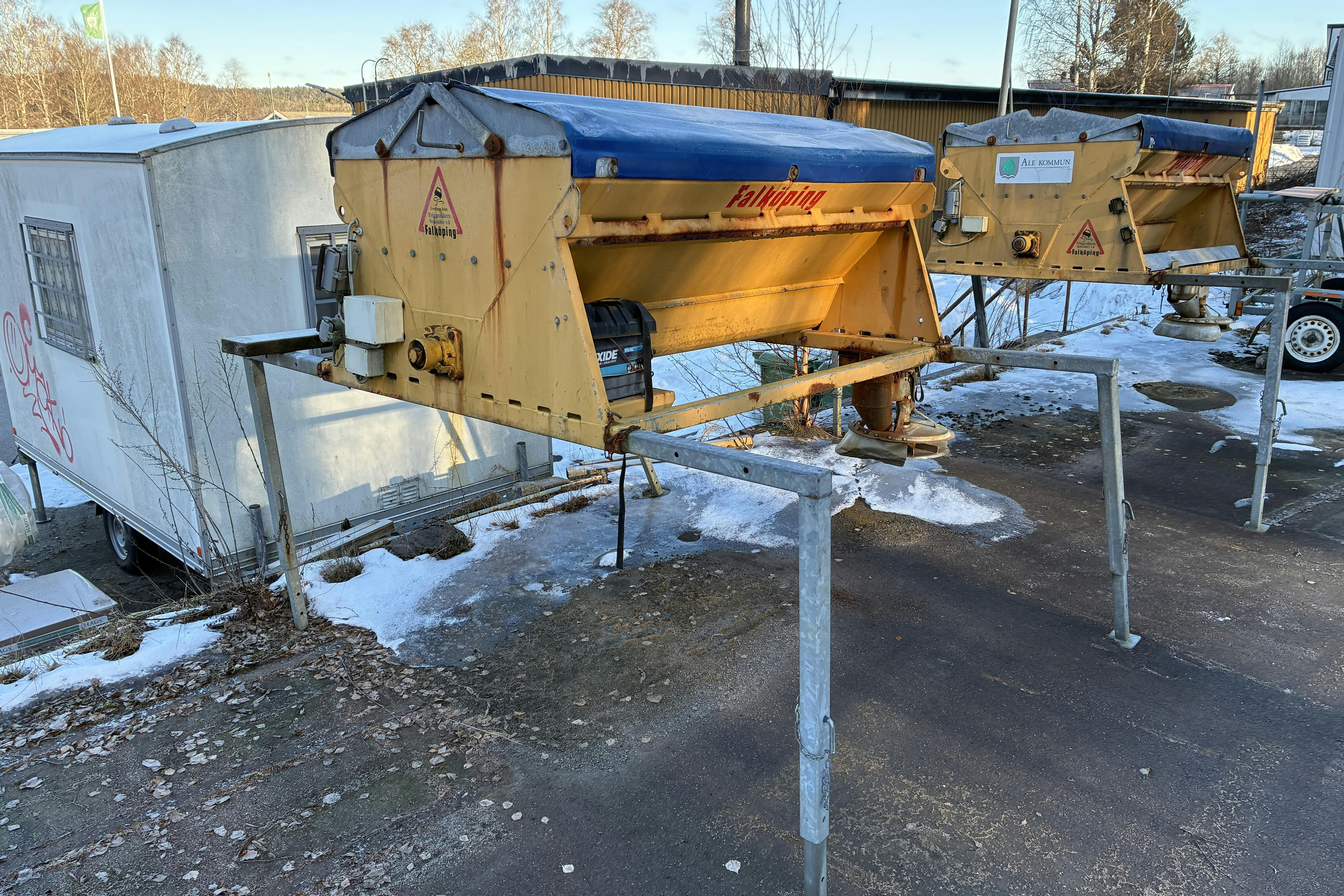 Presentation photo 2 of 8: Falköping / Friggeråkers C-06M saltspridare 600 liters - 0 km - 2009