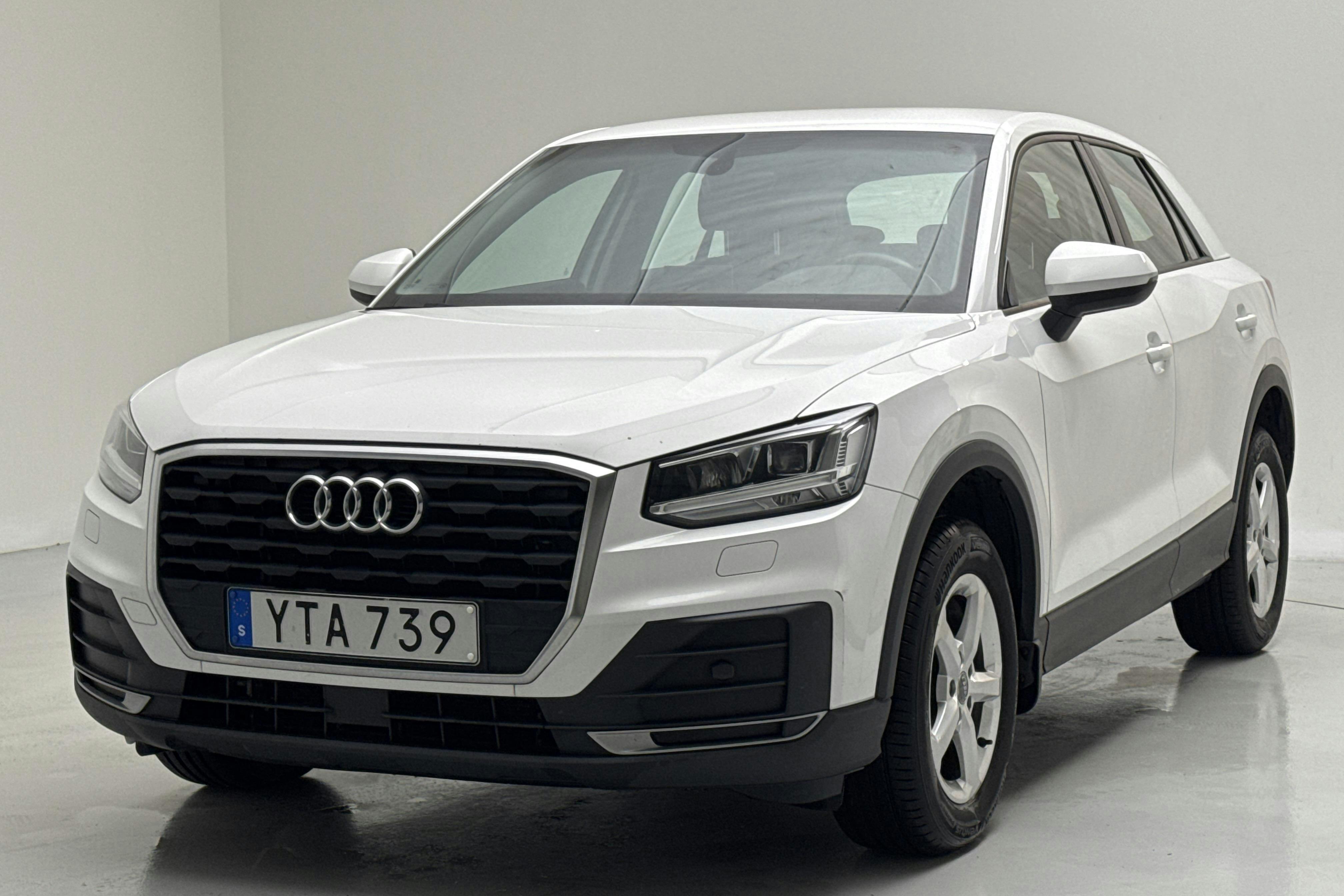 Presentationsfoto 1 av 12: Audi Q2 1.0 TFSI (116hk) - 12 455 mil - Automat - vit - 2018