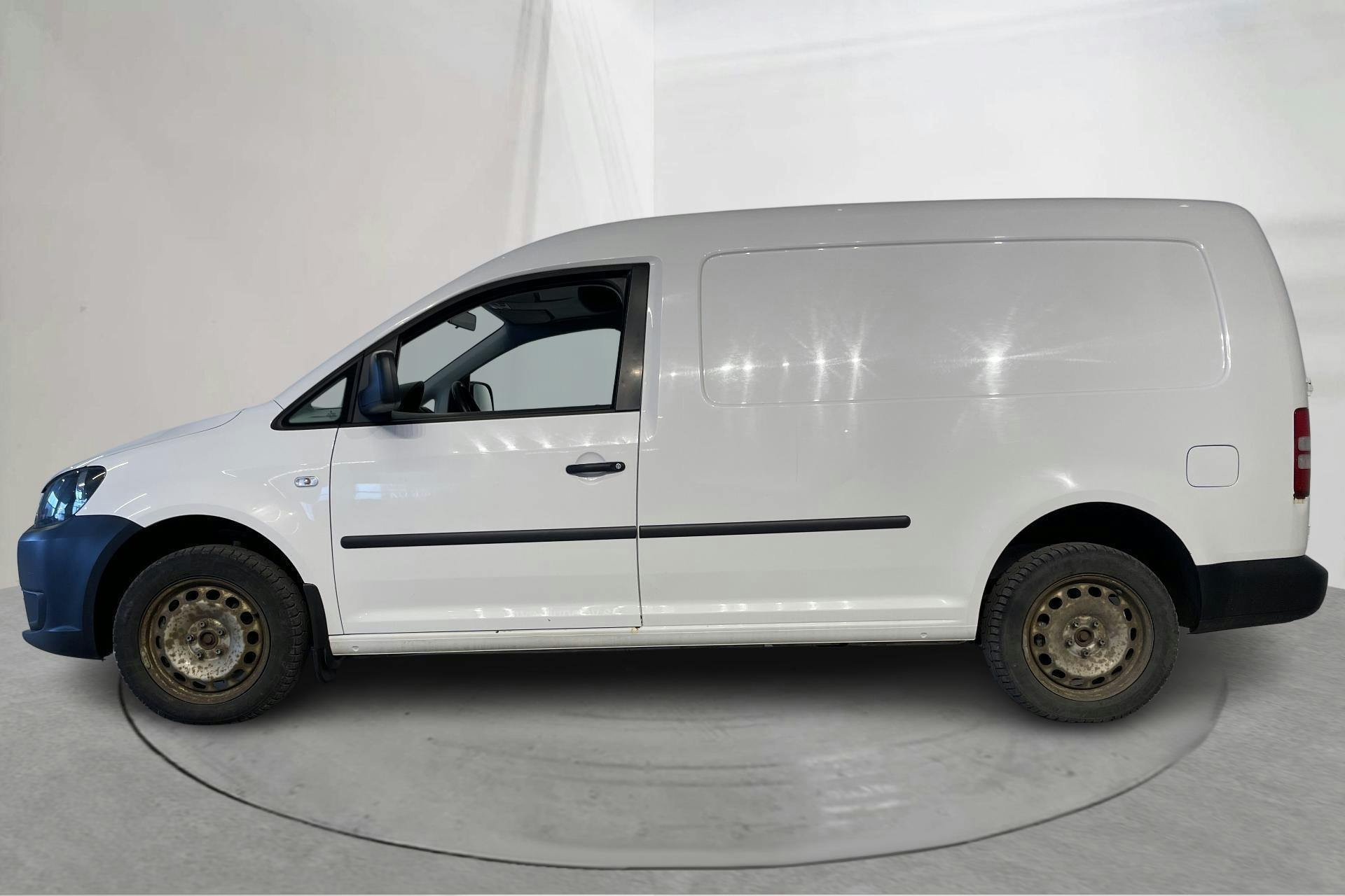 Presentationsfoto 2 av 16: VW Caddy 2.0 TDI Maxi Skåp 4-motion (140hk) - 19 237 mil - Automat - vit - 2015