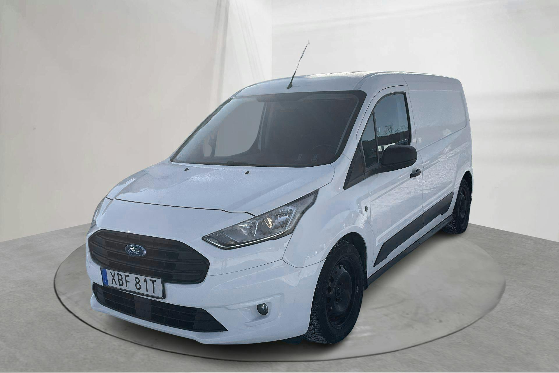 Presentation photo 1 of 14: Ford Transit Connect 1.5 EcoBlue (100hk) - 226 980 km - Manual - white - 2019