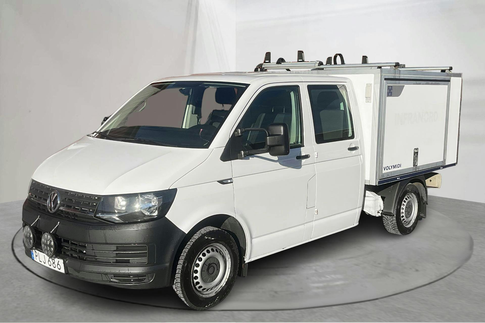 Presentation photo 1 of 14: VW Transporter T6 2.0 TDI BMT 4MOTION (150hk) - 257 890 km - Manual - white - 2018