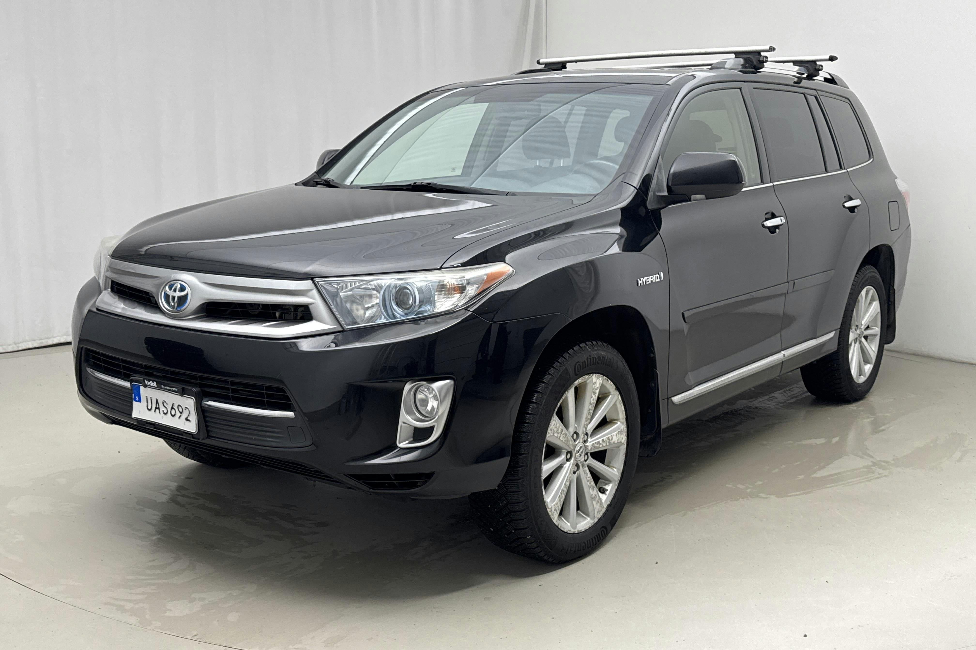 Presentationsfoto 1 av 17: Toyota Highlander 3.5 Hybrid AWD (248hk) - 12 909 mil - Manuell - svart - 2013