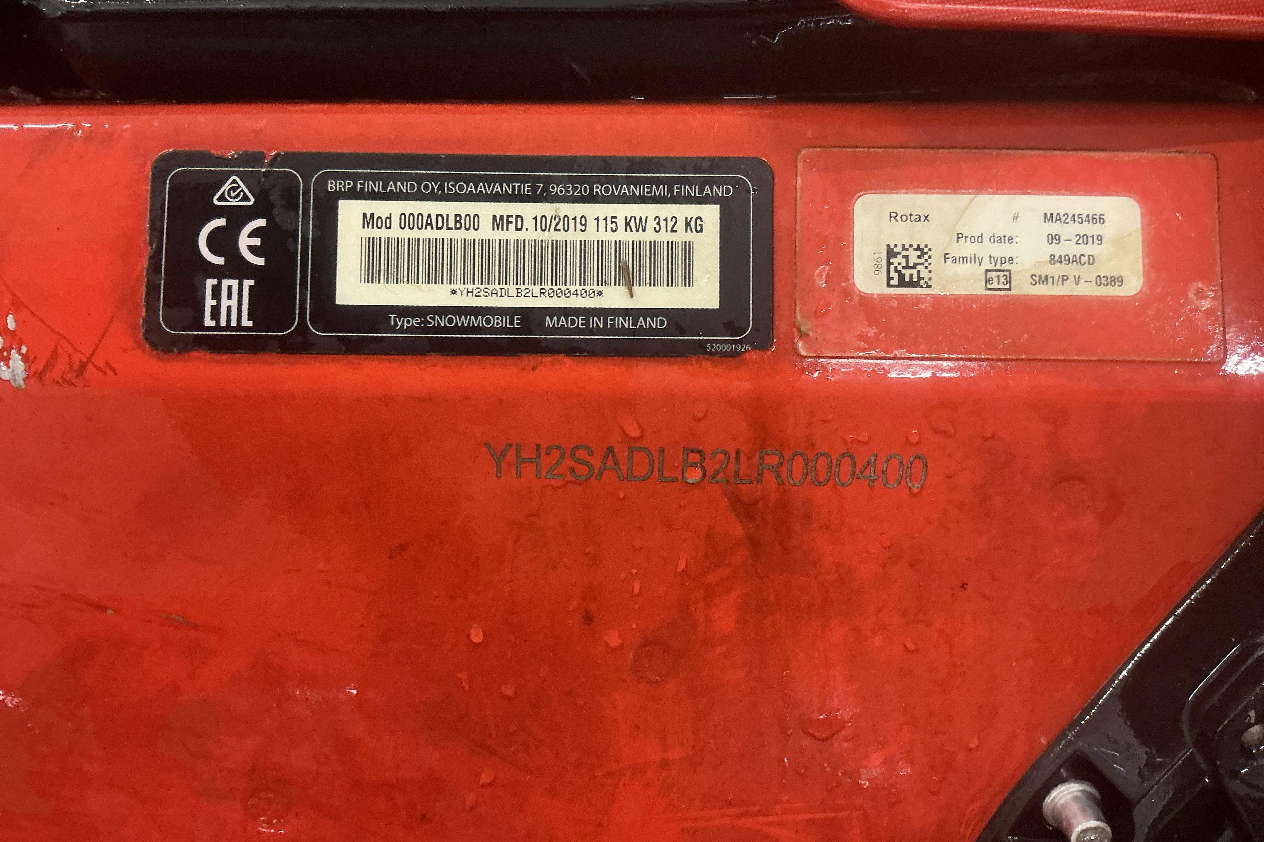 Præsentationsfoto 14 af 14: ski-doo EXPEDITION XTREME 850 E-TEC Snöskoter - 15 130 kilometer - Salgsautomat - 2020