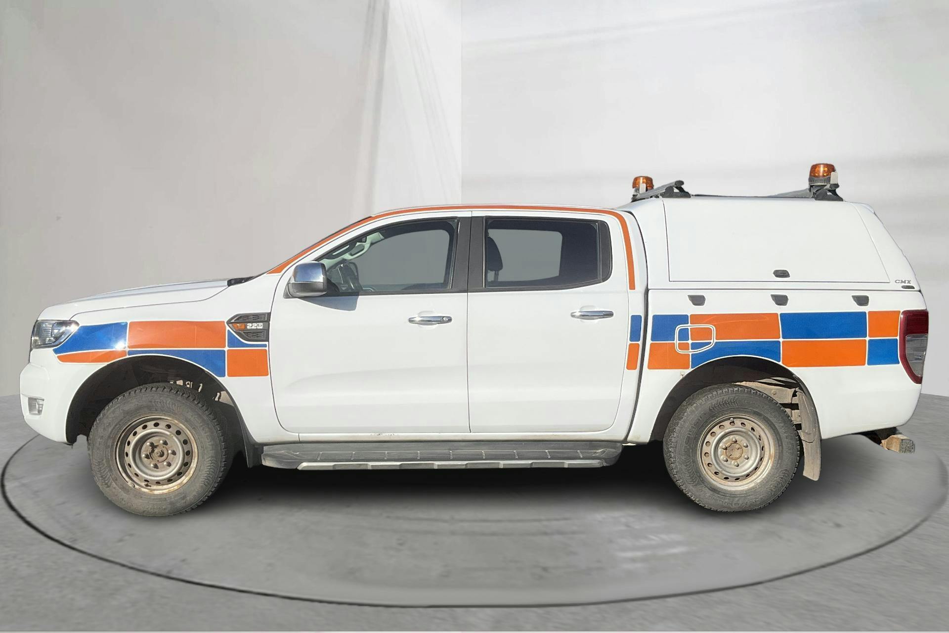 Presentationsfoto 2 av 13: Ford Ranger 2.2 TDCi 4WD (160hk) - 10 538 mil - Automat - vit - 2019
