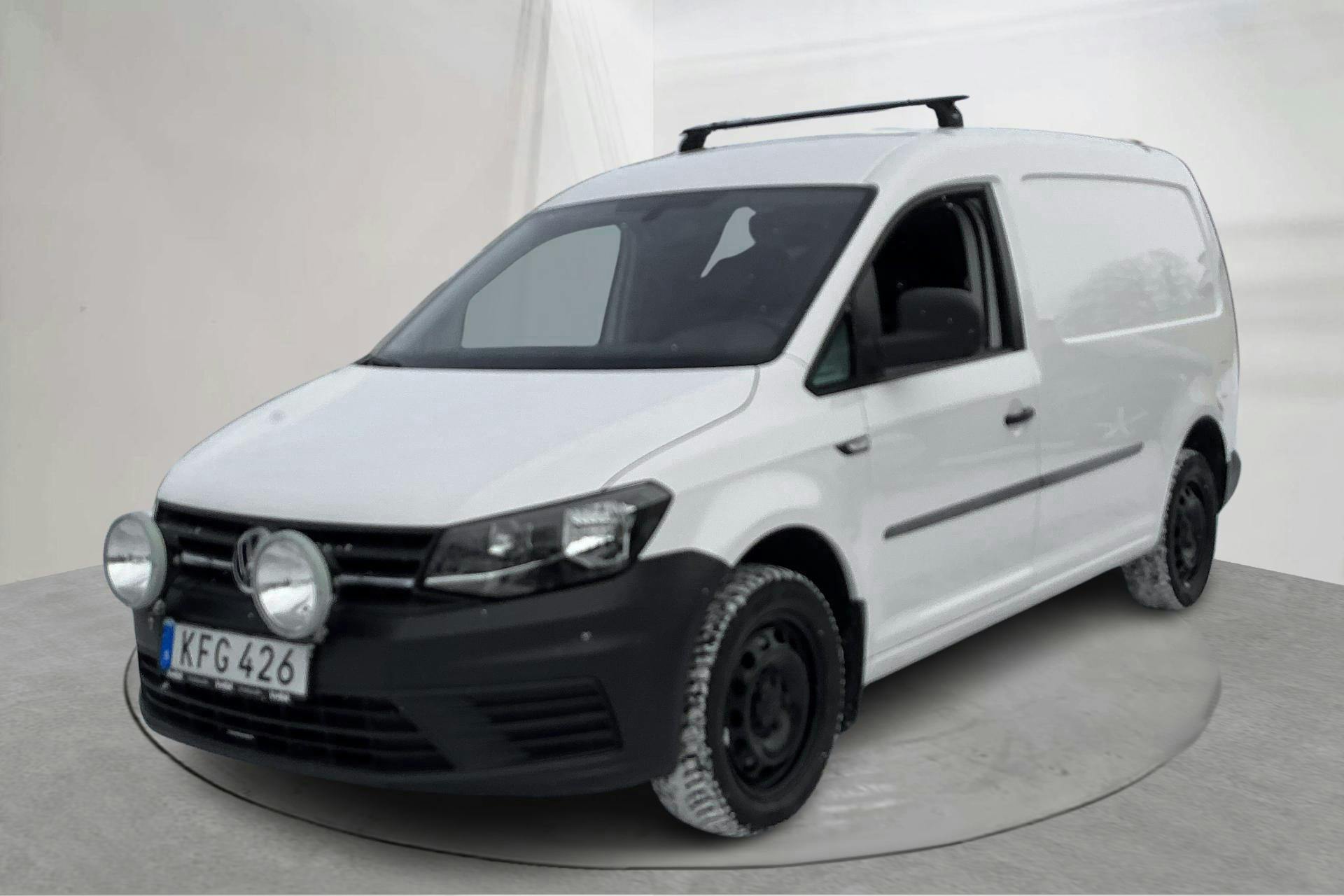 Presentation photo 1 of 15: VW Caddy 2.0 TDI Maxi Skåp 4MOTION (122hk) - 85 010 km - Manual - white - 2017