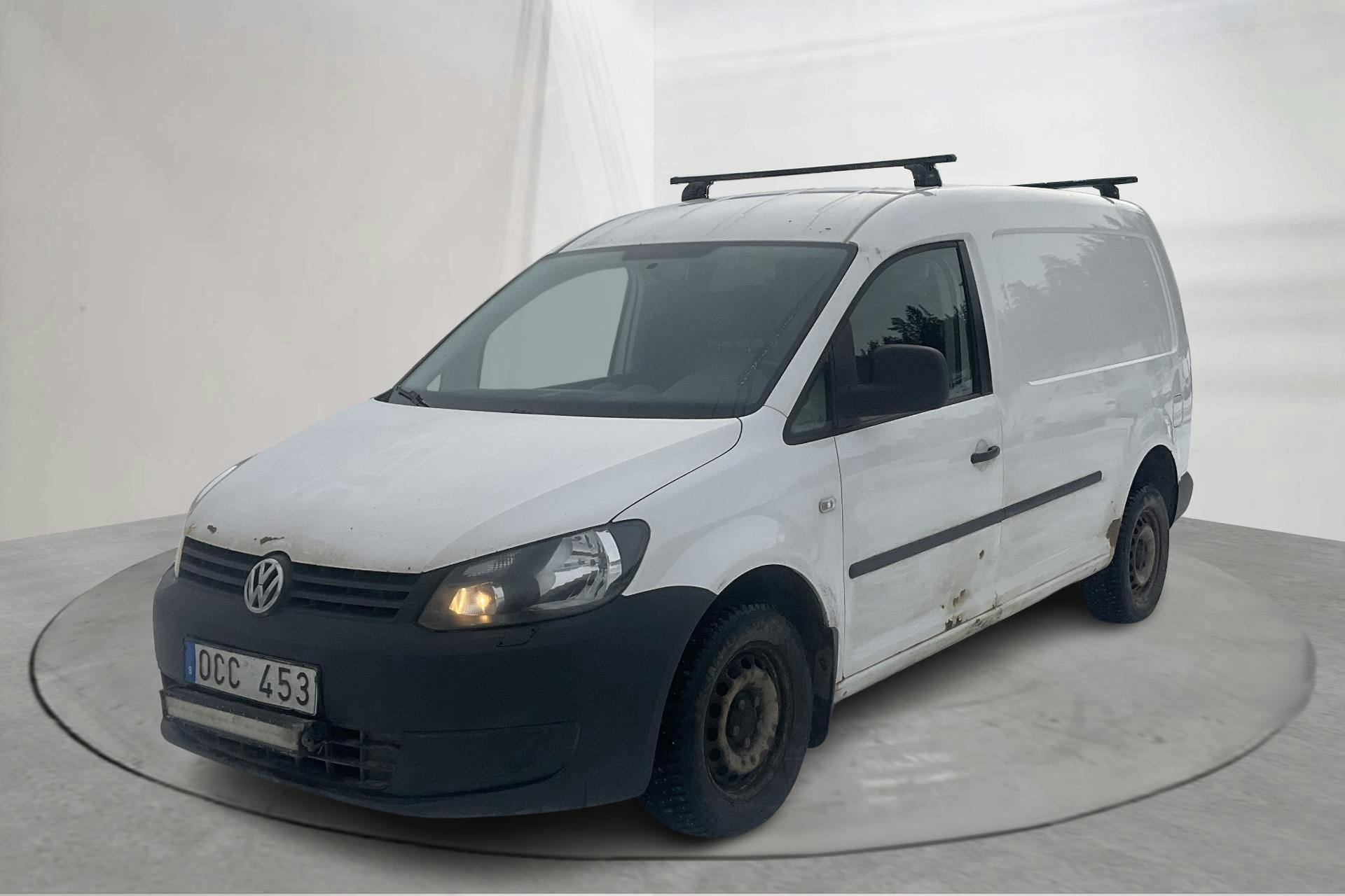 Presentation photo 1 of 14: VW Caddy 2.0 TDI Maxi Skåp 4-motion (110hk) - 252 220 km - Manual - white - 2014