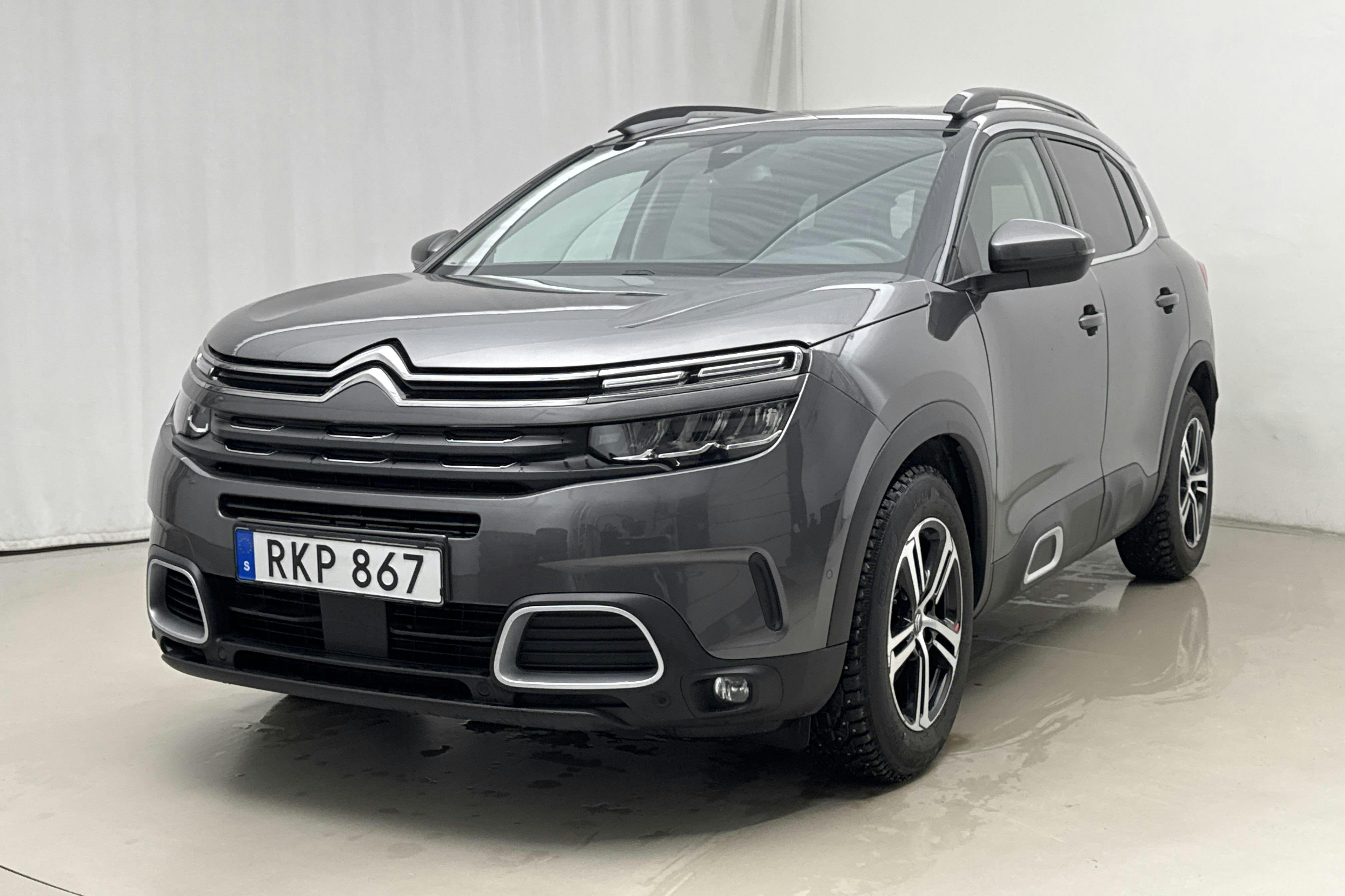 Presentationsfoto 1 av 20: Citroën C5 Aircross PureTech (130hk) - 4 097 mil - Automat - grå - 2021