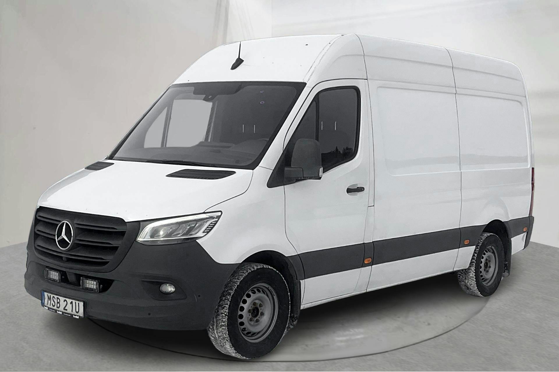 Præsentationsfoto 1 af 15: Mercedes Sprinter 316 CDI Skåp RWD (163hk) - 301 090 kilometer - Salgsautomat - Hvid - 2021