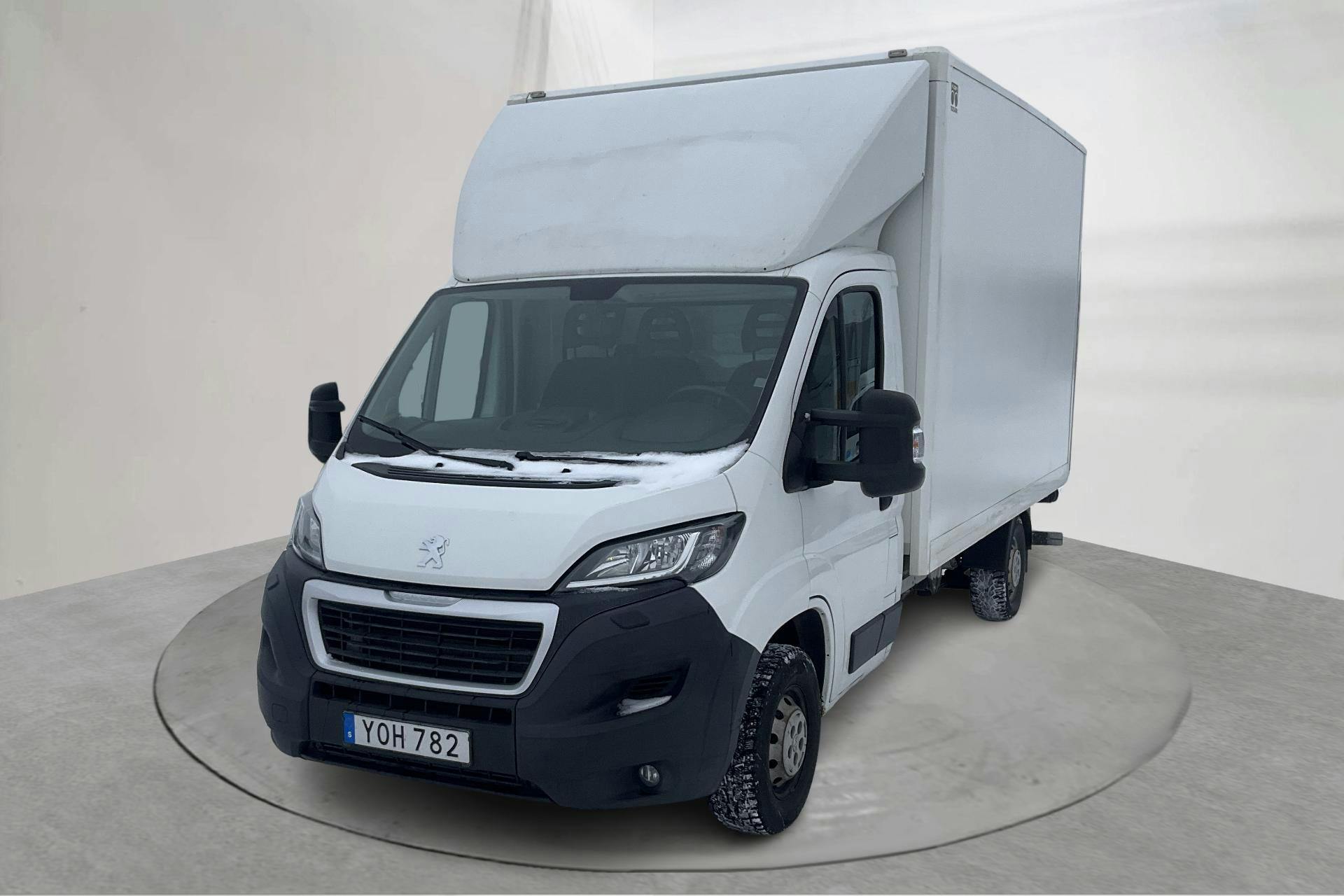 Præsentationsfoto 1 af 14: Peugeot Boxer 335 HDI BlueHDi Volymskåp (130hk) - 126 110 kilometer - Manuel - Hvid - 2018