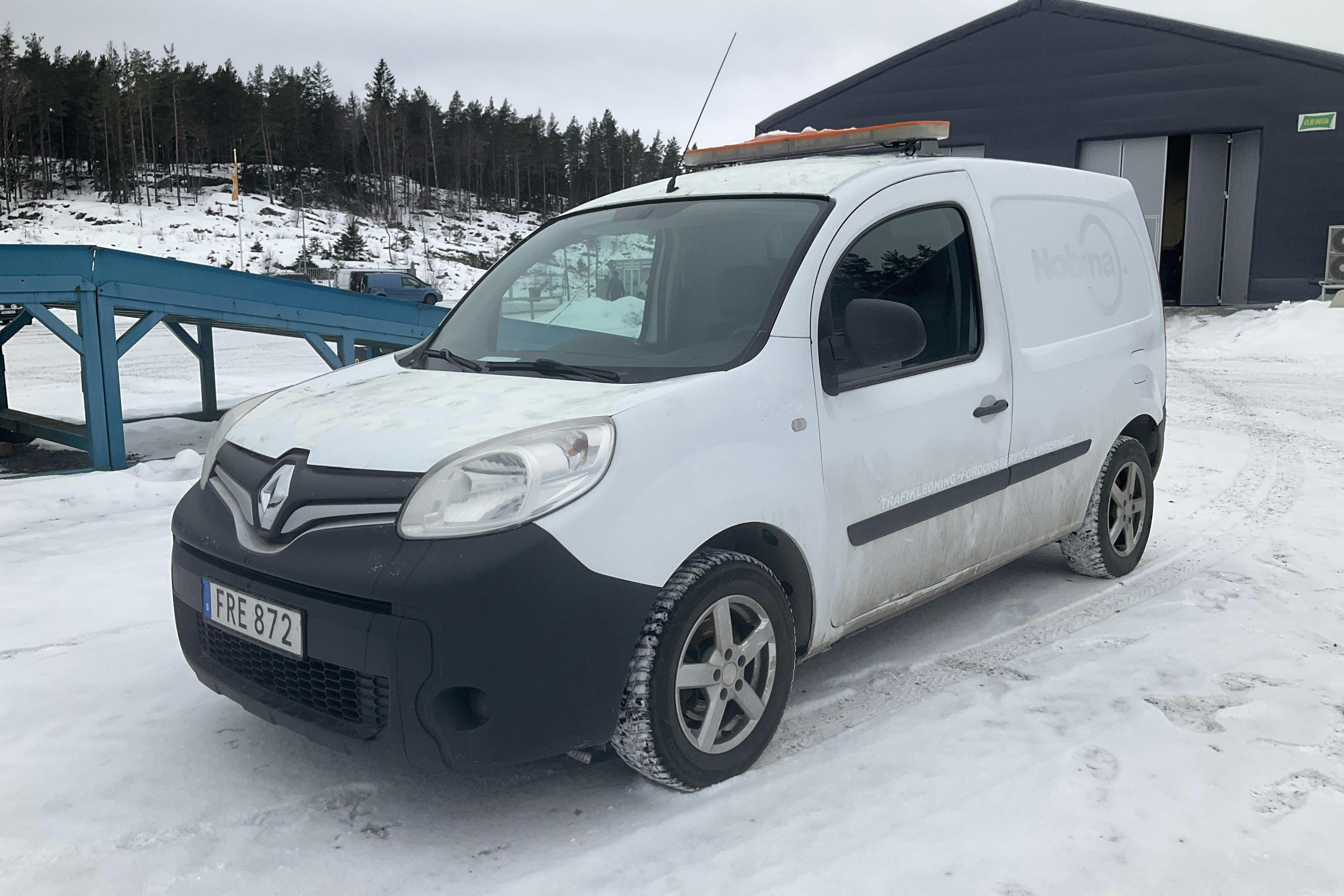Präsentationsfoto 1 von 13: Renault Kangoo 1.5 dCi Skåp (75hk) - 115 820 Kilometer - Handbuch - Weiß - 2015