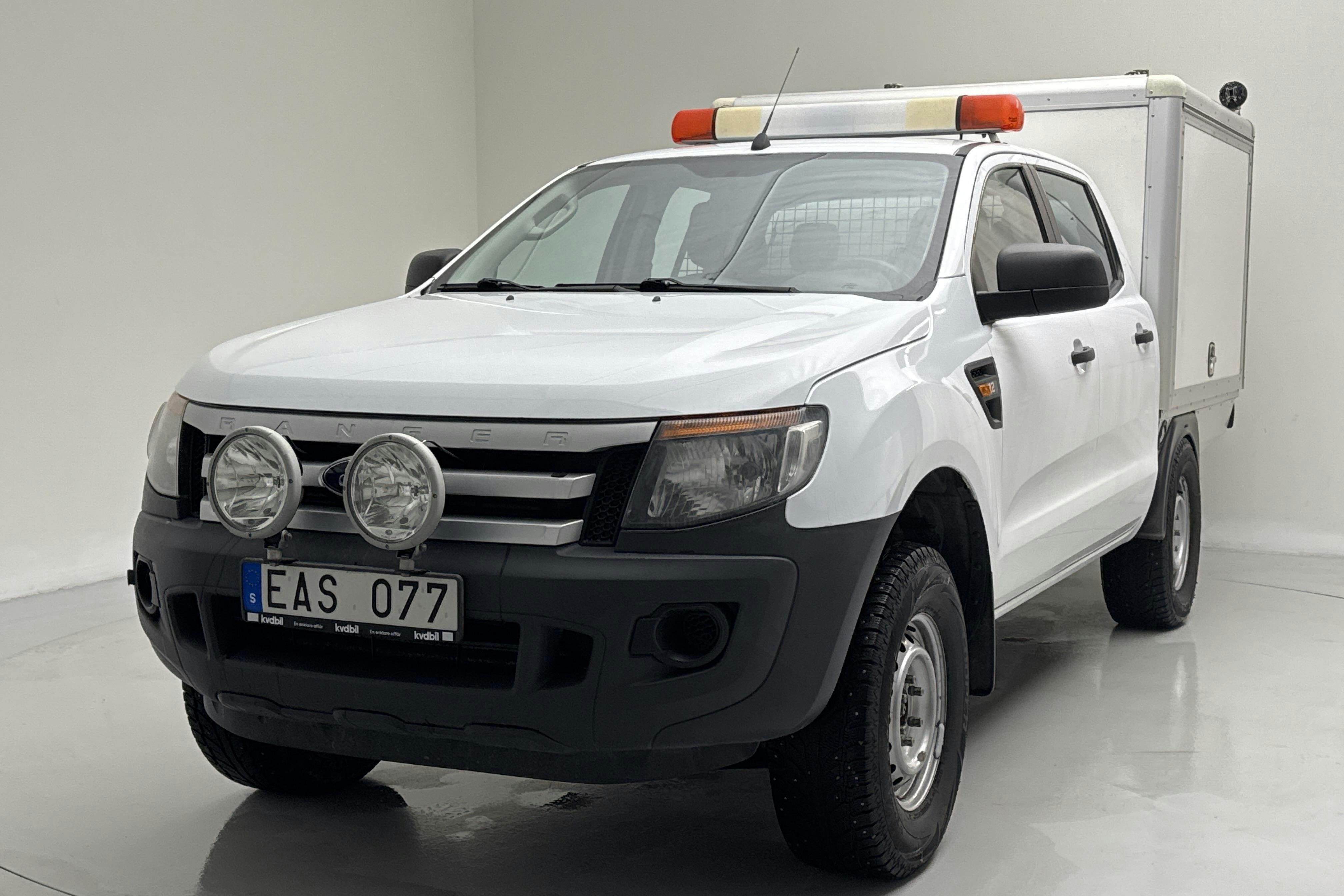 Præsentationsfoto 1 af 15: Ford Ranger 2.2 TDCi 4WD (150hk) - 104 110 kilometer - Manuel - Hvid - 2012