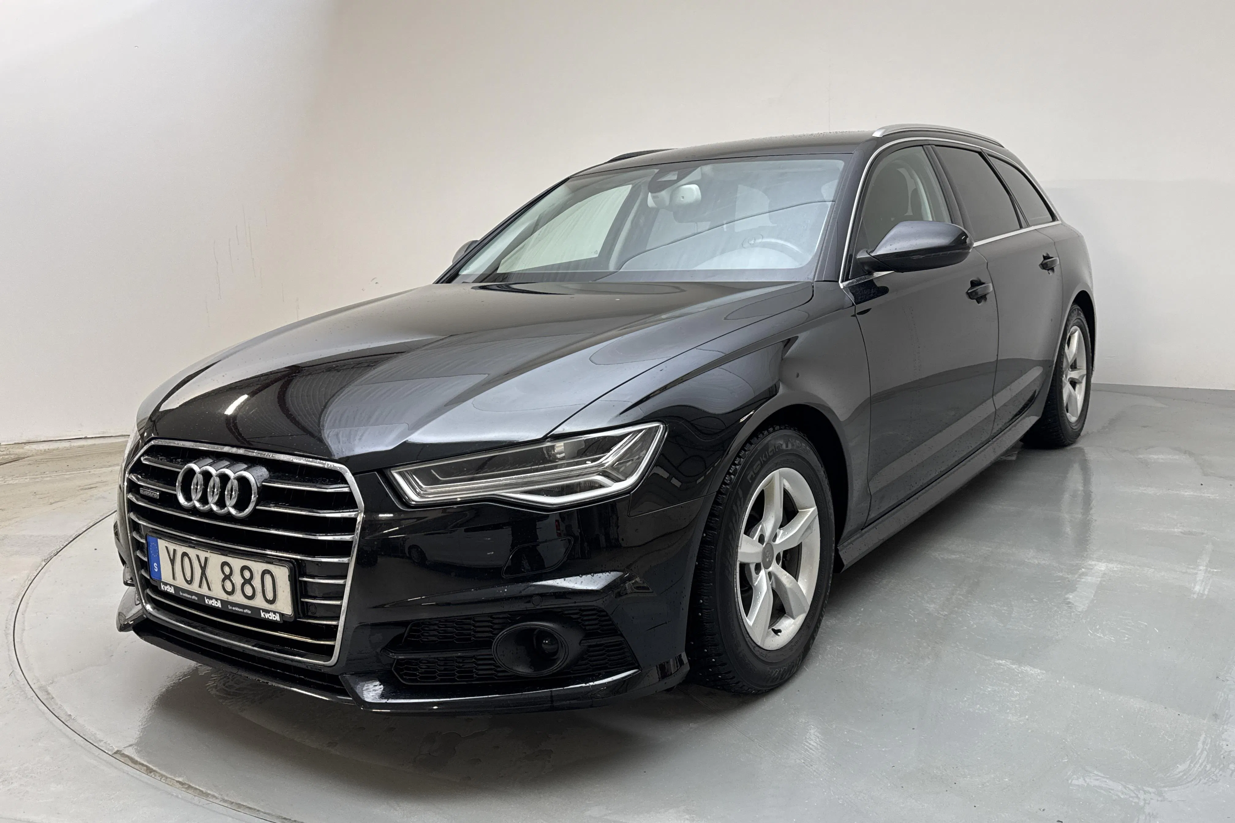 Presentation photo 1 of 14: Audi A6 2.0 TDI Avant quattro (190hk) - 182 430 km - Automatic - black - 2018