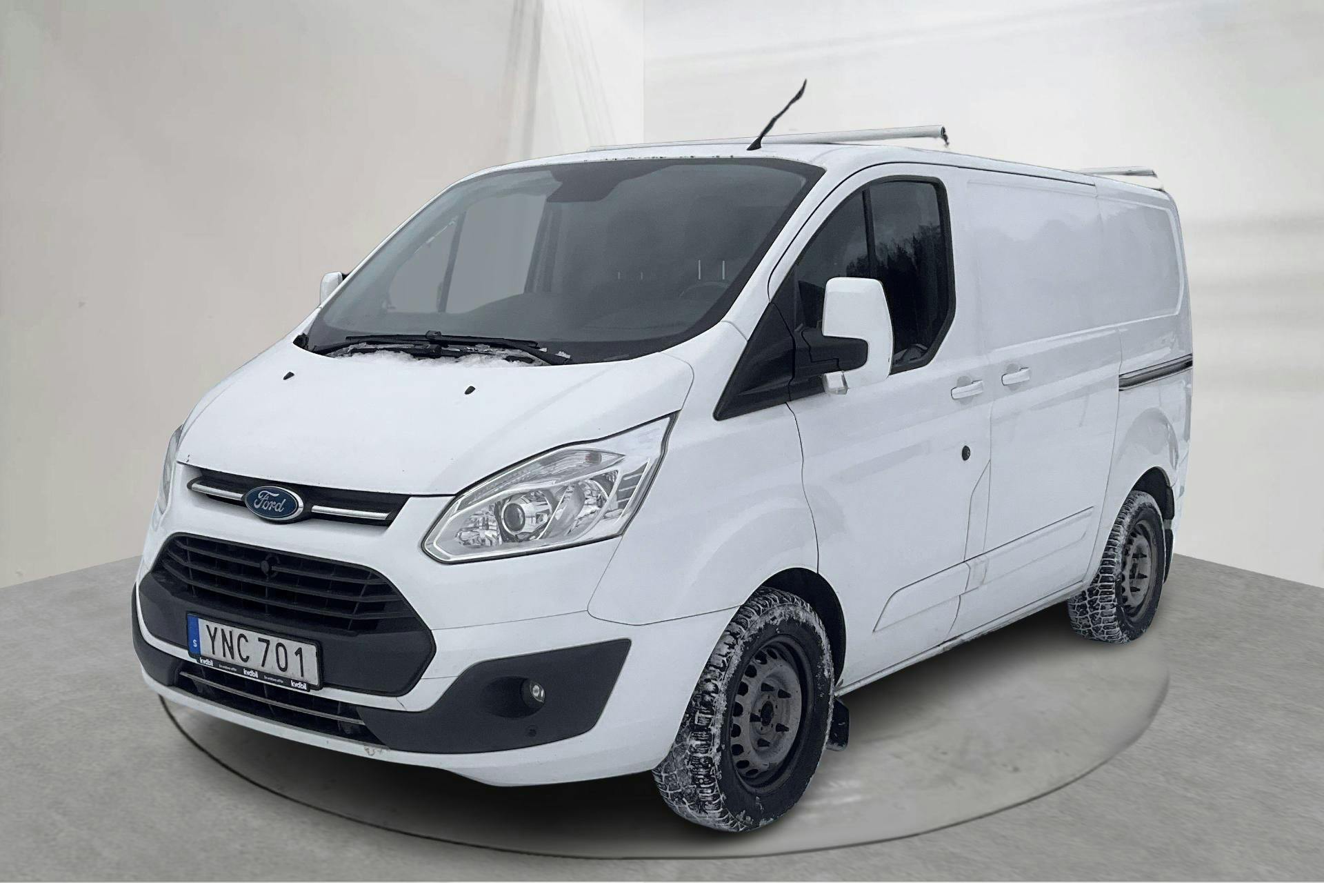 Presentation photo 1 of 15: Ford Transit Custom 270 (130hk) - 168 450 km - Automatic - white - 2017