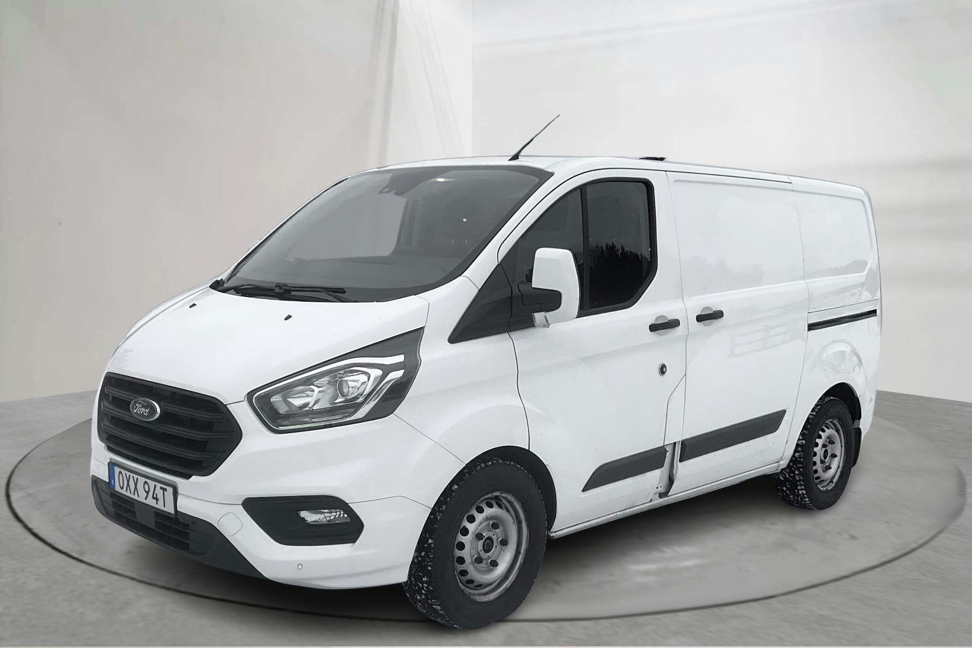 Presentationsfoto 1 av 14: Ford Transit Custom 300 (130hk) - 15 851 mil - Automat - vit - 2019