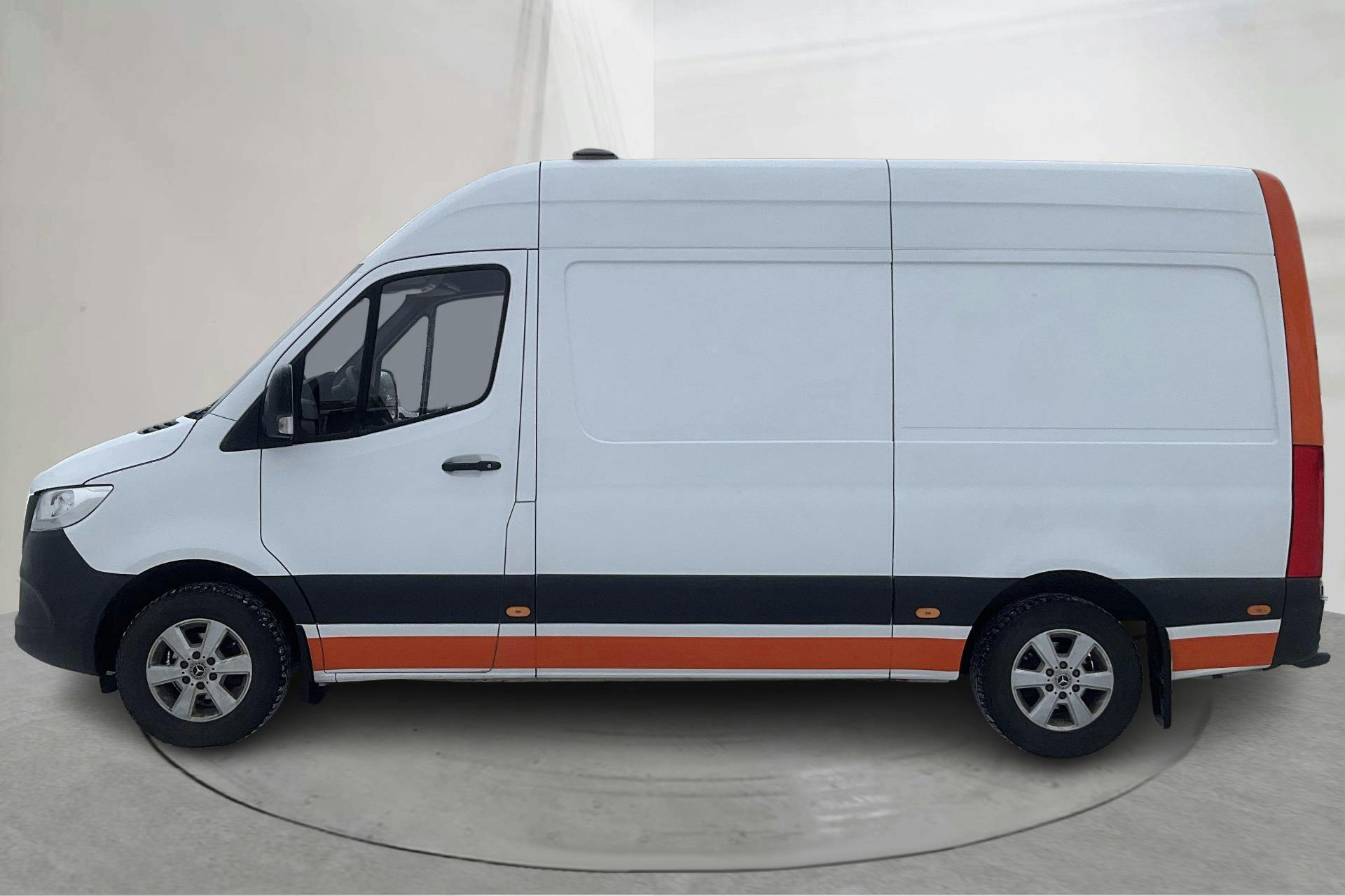 Presentation photo 2 of 16: Mercedes Sprinter 316 CDI Skåp RWD (163hk) - 95 520 km - Automatic - white - 2021