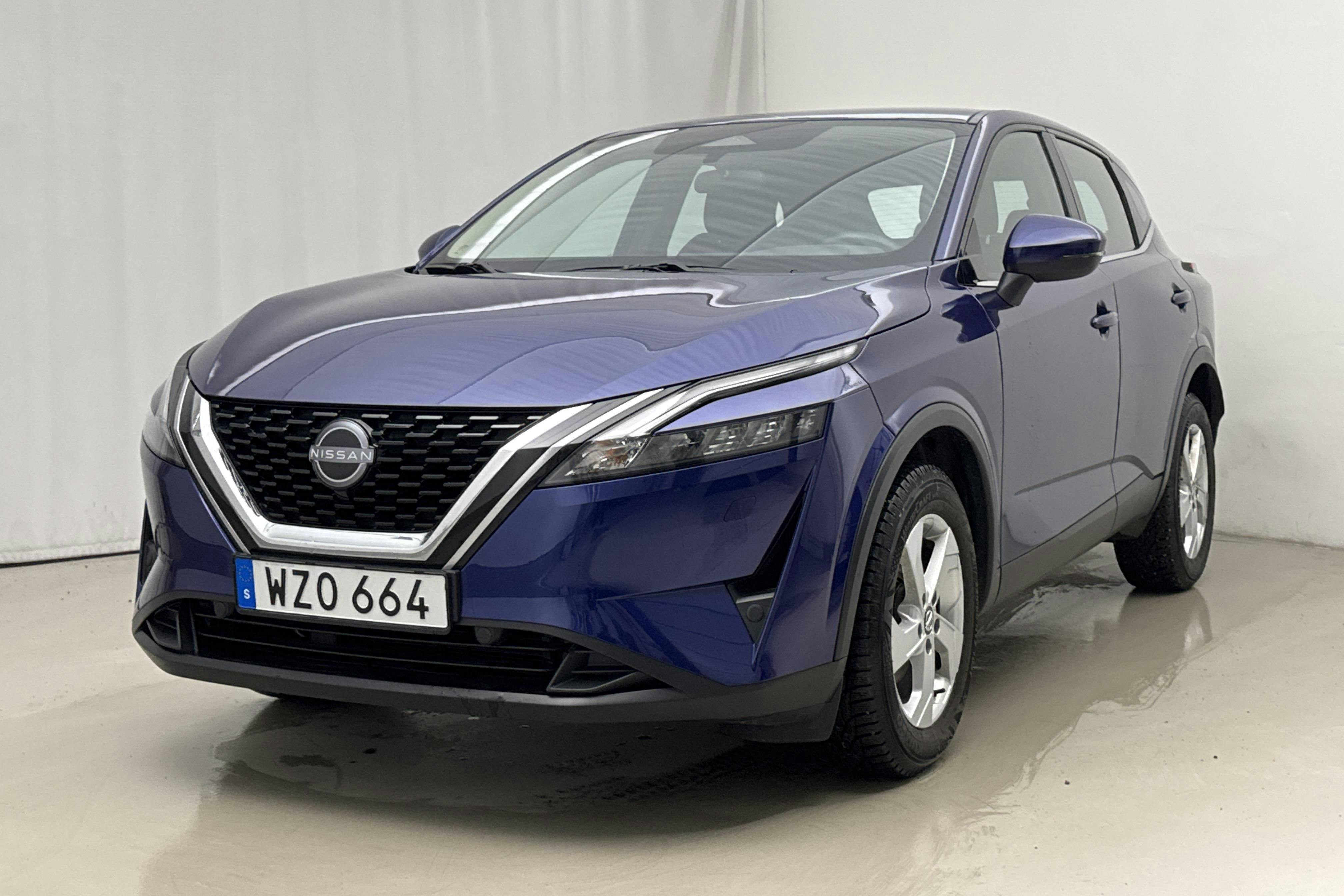 Presentationsfoto 1 av 17: Nissan Qashqai 1.3 MHEV (158hk) - 3 692 mil - Automat - blå - 2022