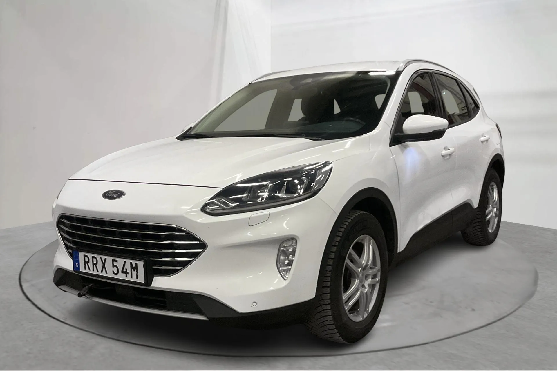 Presentation photo 1 of 16: Ford Kuga 2.5 Elhybrid AWD (190hk) - 221 110 km - Automatic - white - 2022