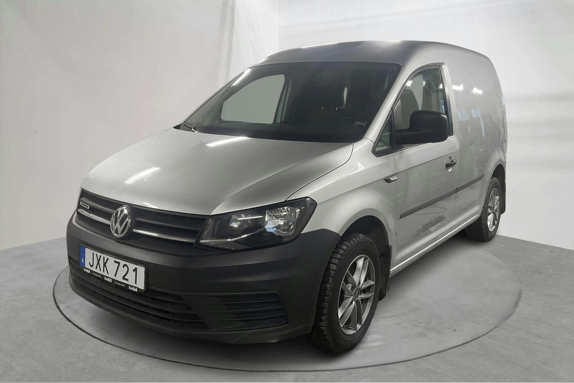 Presentationsfoto 1 av 13: VW Caddy 1.4 TGI Skåp (110hk) - 9 652 mil - Manuell - silver - 2016