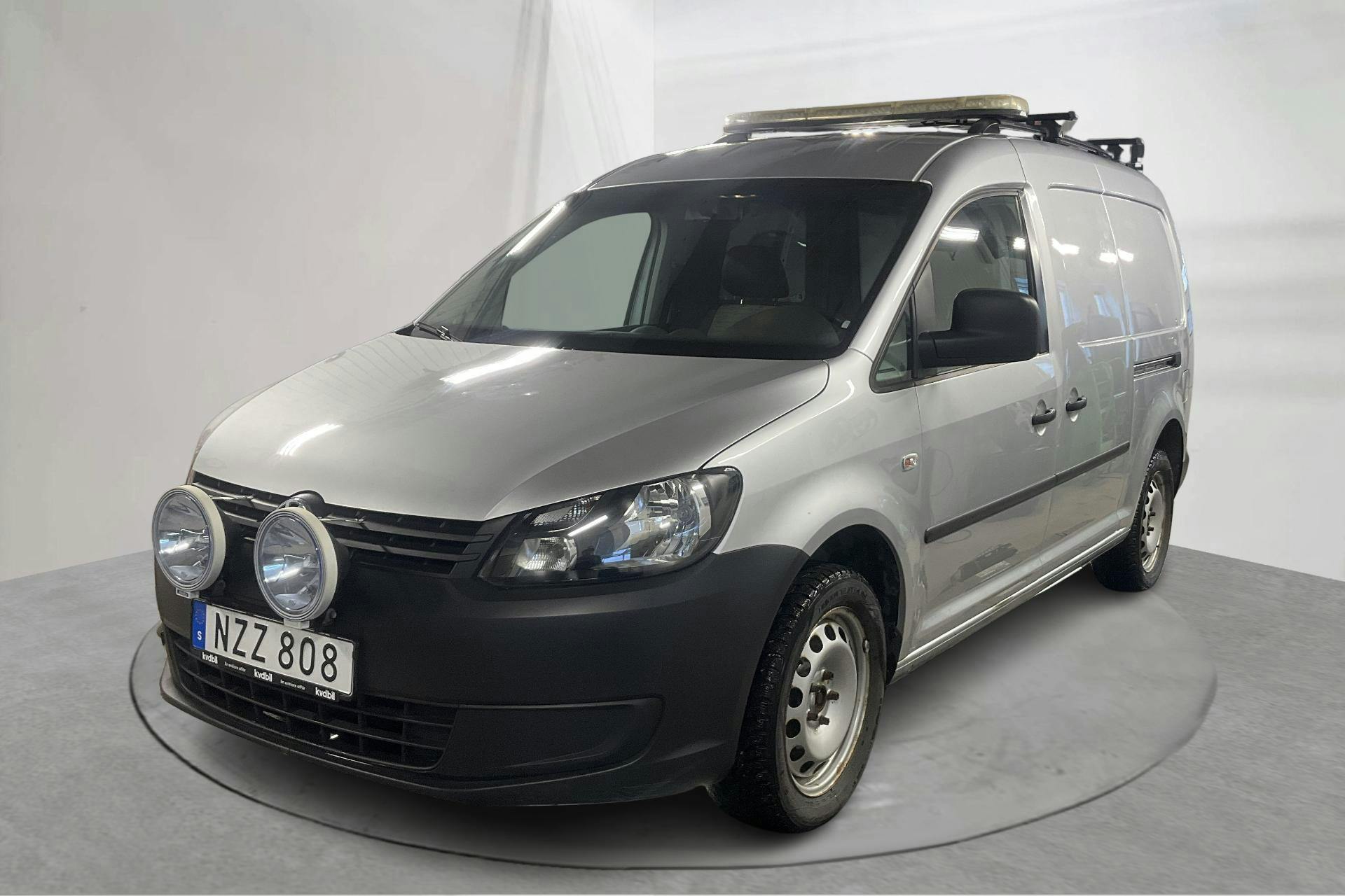 Presentation photo 1 of 15: VW Caddy 2.0 TDI Maxi Skåp 4-motion (140hk) - 77 960 km - Automatic - silver - 2014